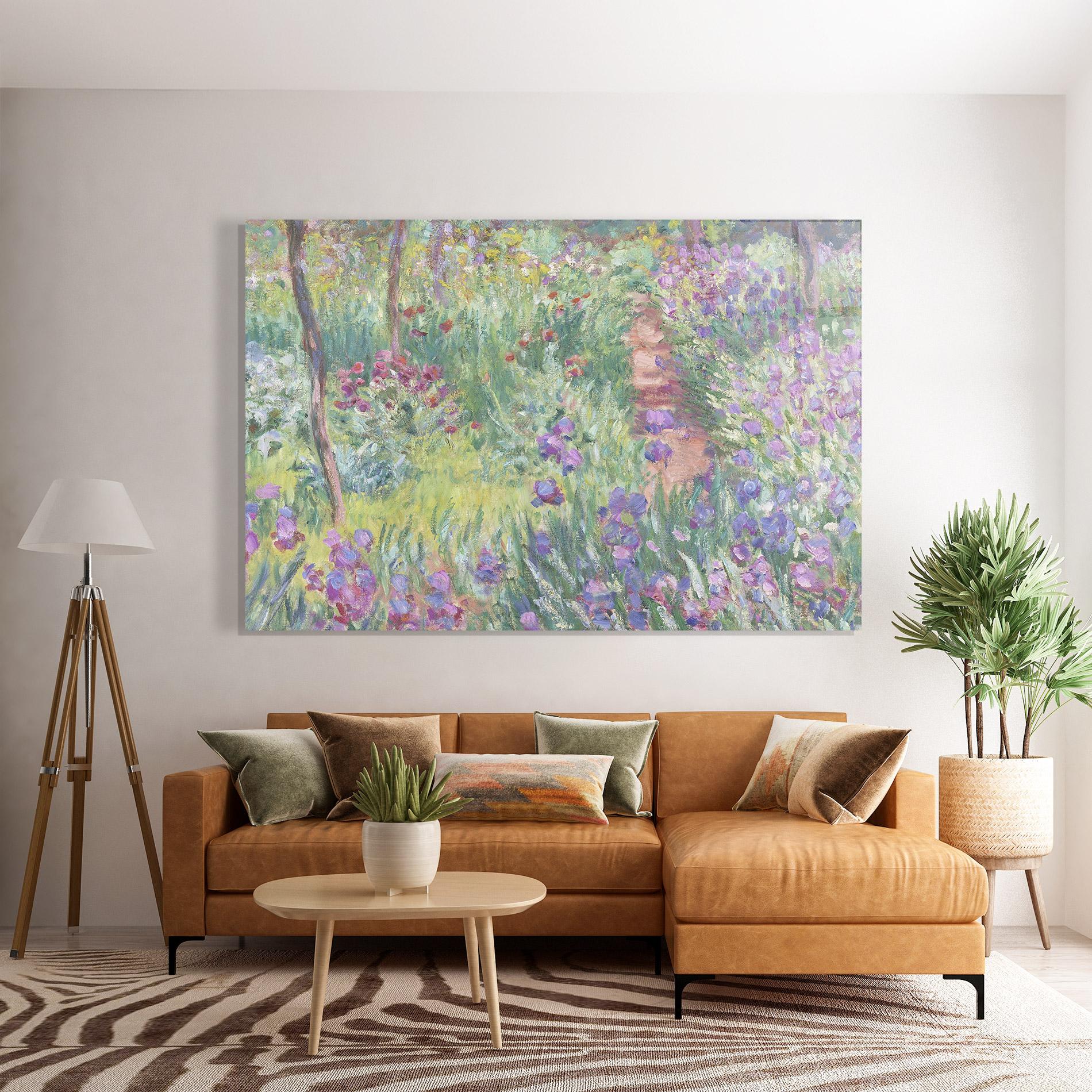 Obraz na Szkle Garden In Giverny mockup 7