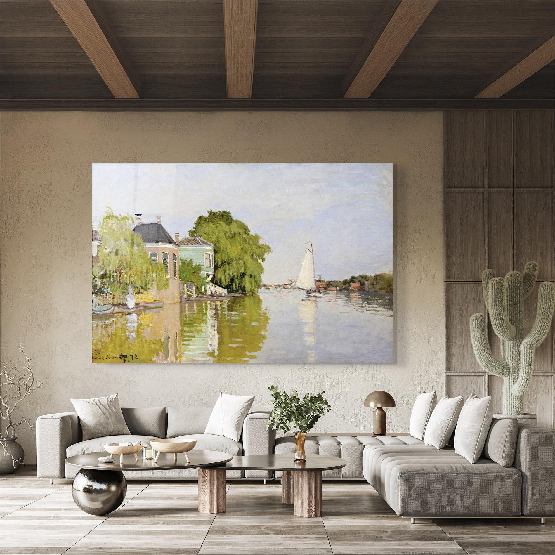 Obraz na Szkle Houses On The Achterzaan mockup 8