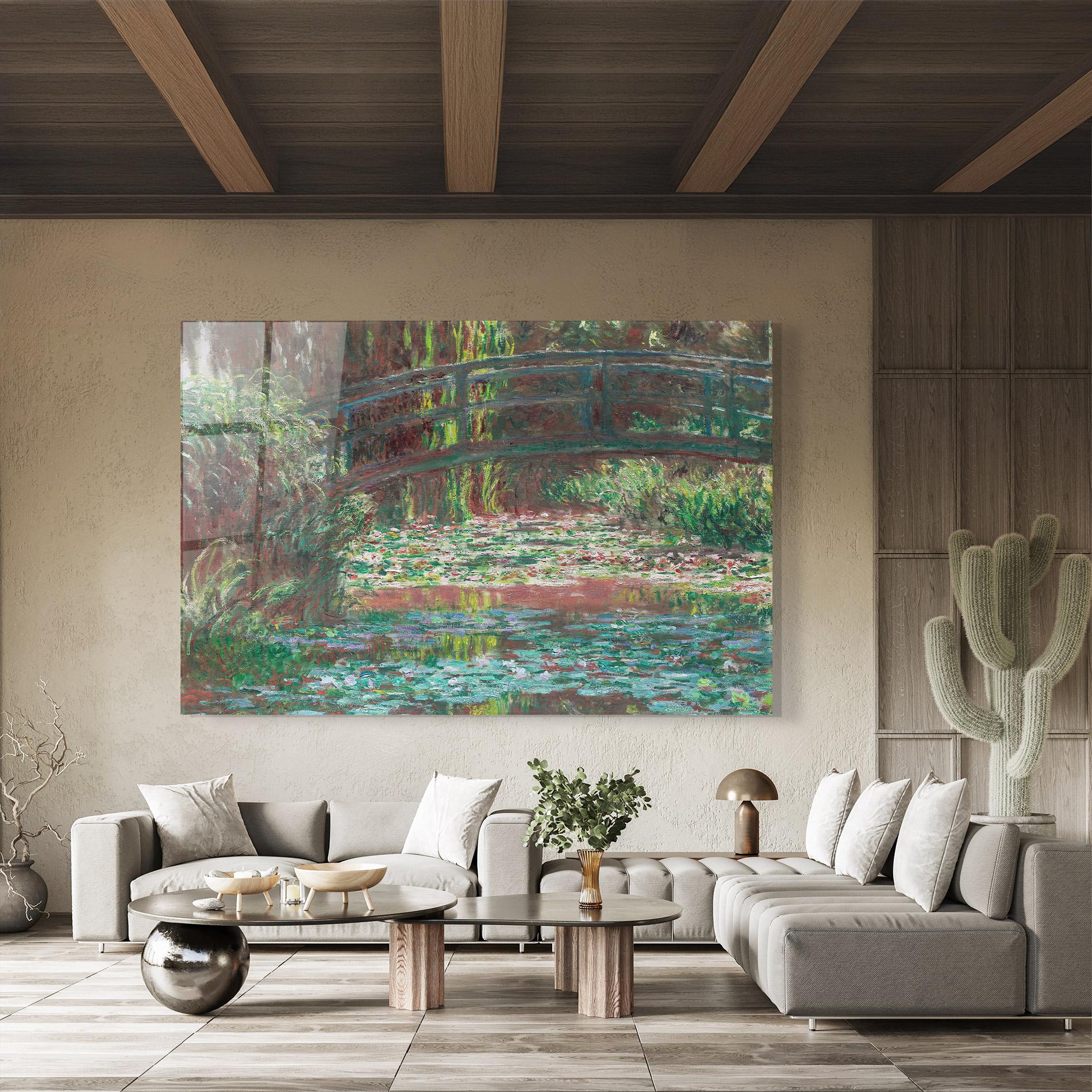 Obraz na Szkle Water Lily Pond mockup 8