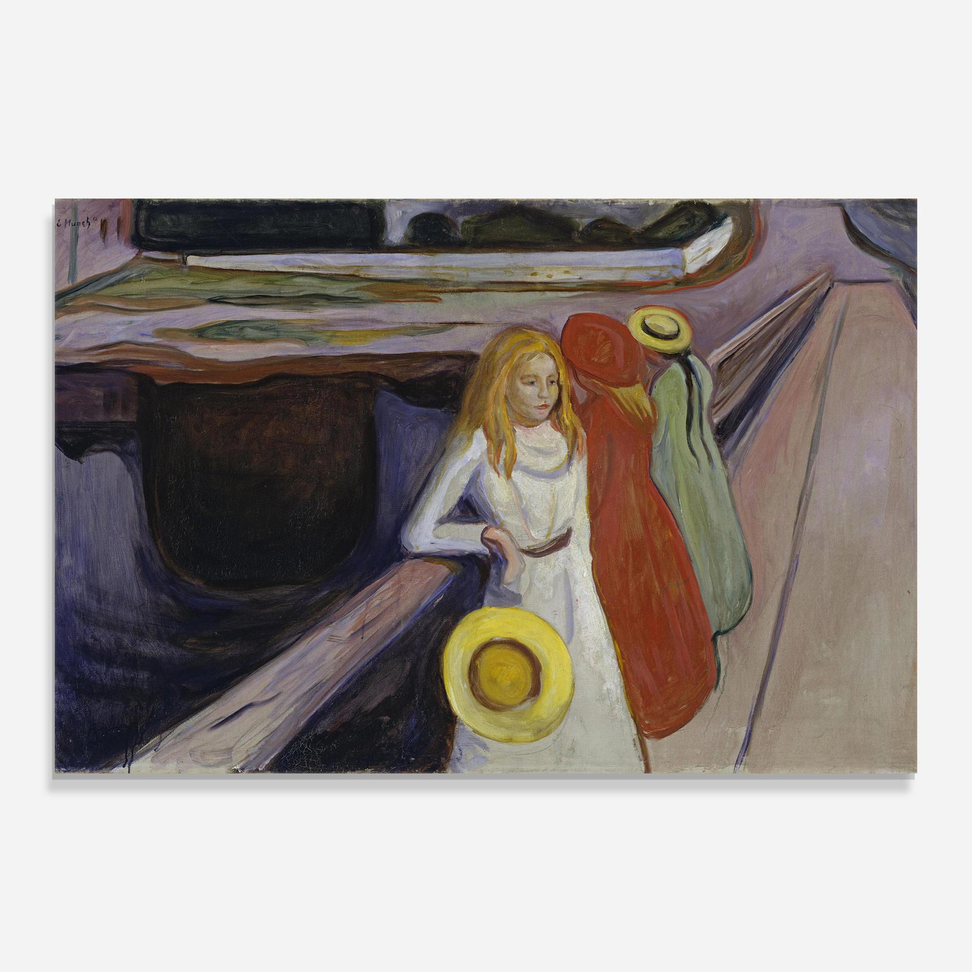 Obraz na Szkle Bridge Girls mockup 0