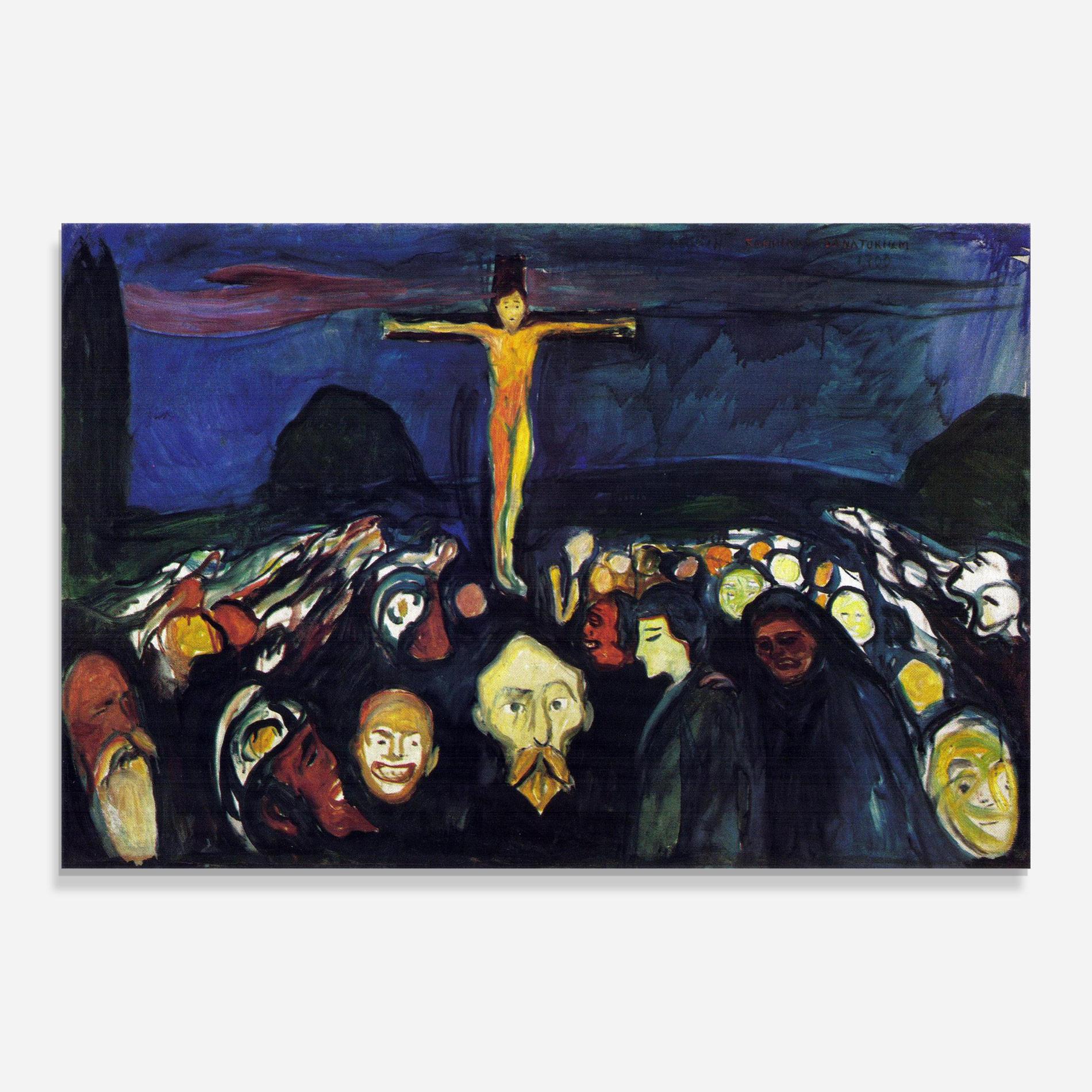 Obraz na Szkle Golgotha mockup 0