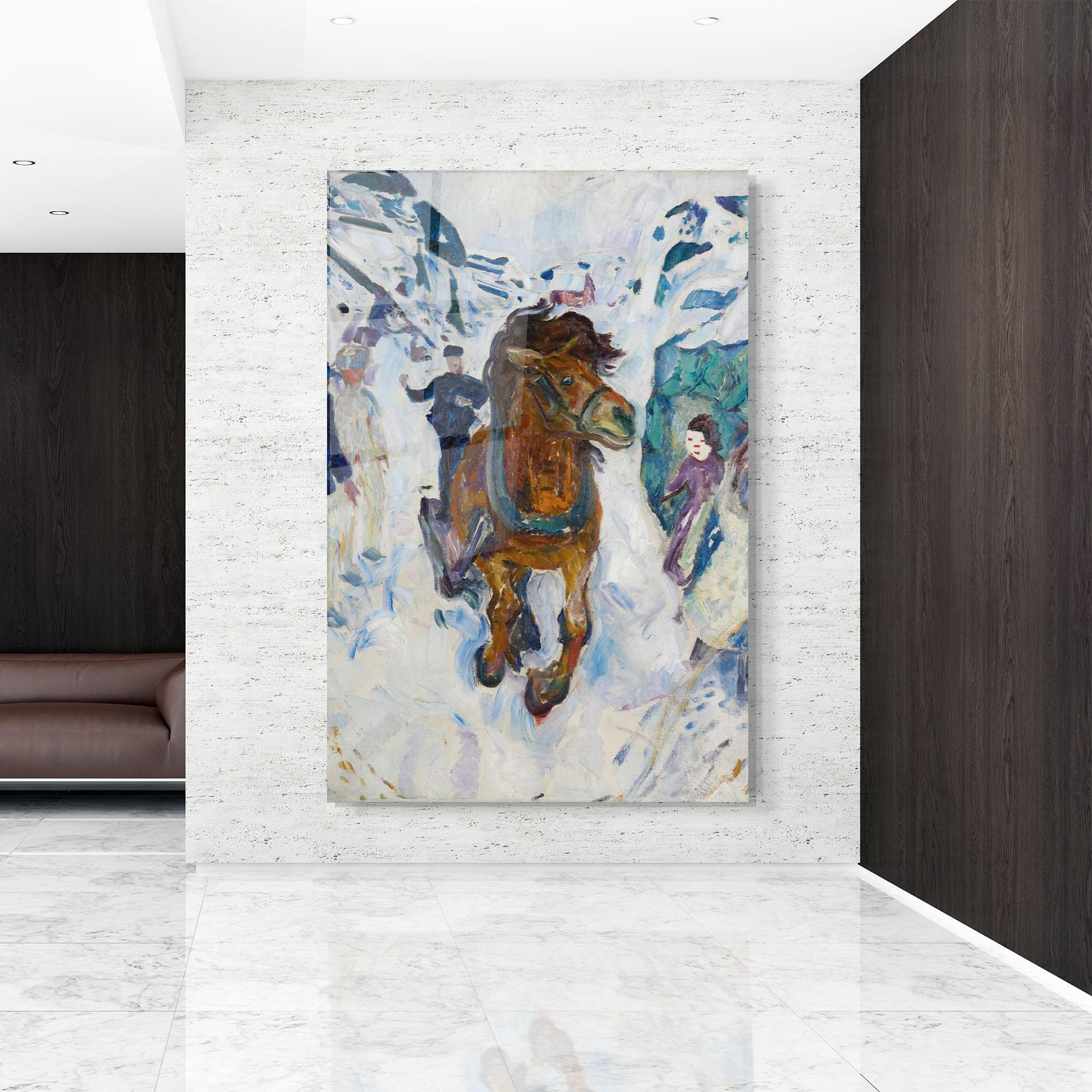 Obraz na Szkle Galloping Horse mockup 9