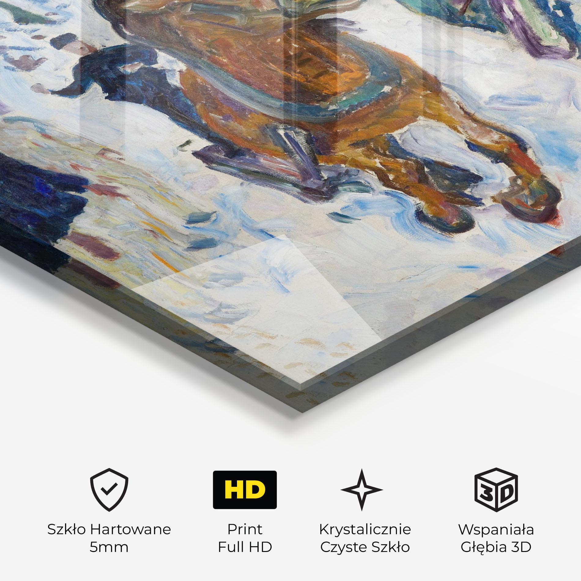 Obraz na Szkle Galloping Horse mockup 3