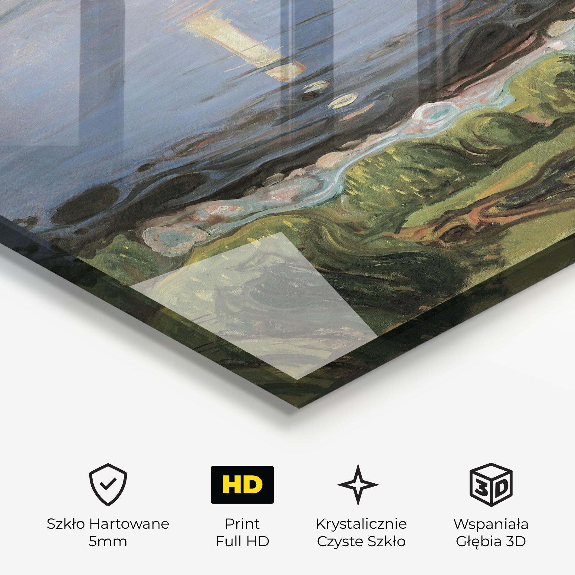 Obraz na Szkle Summer Night Beach mockup 3