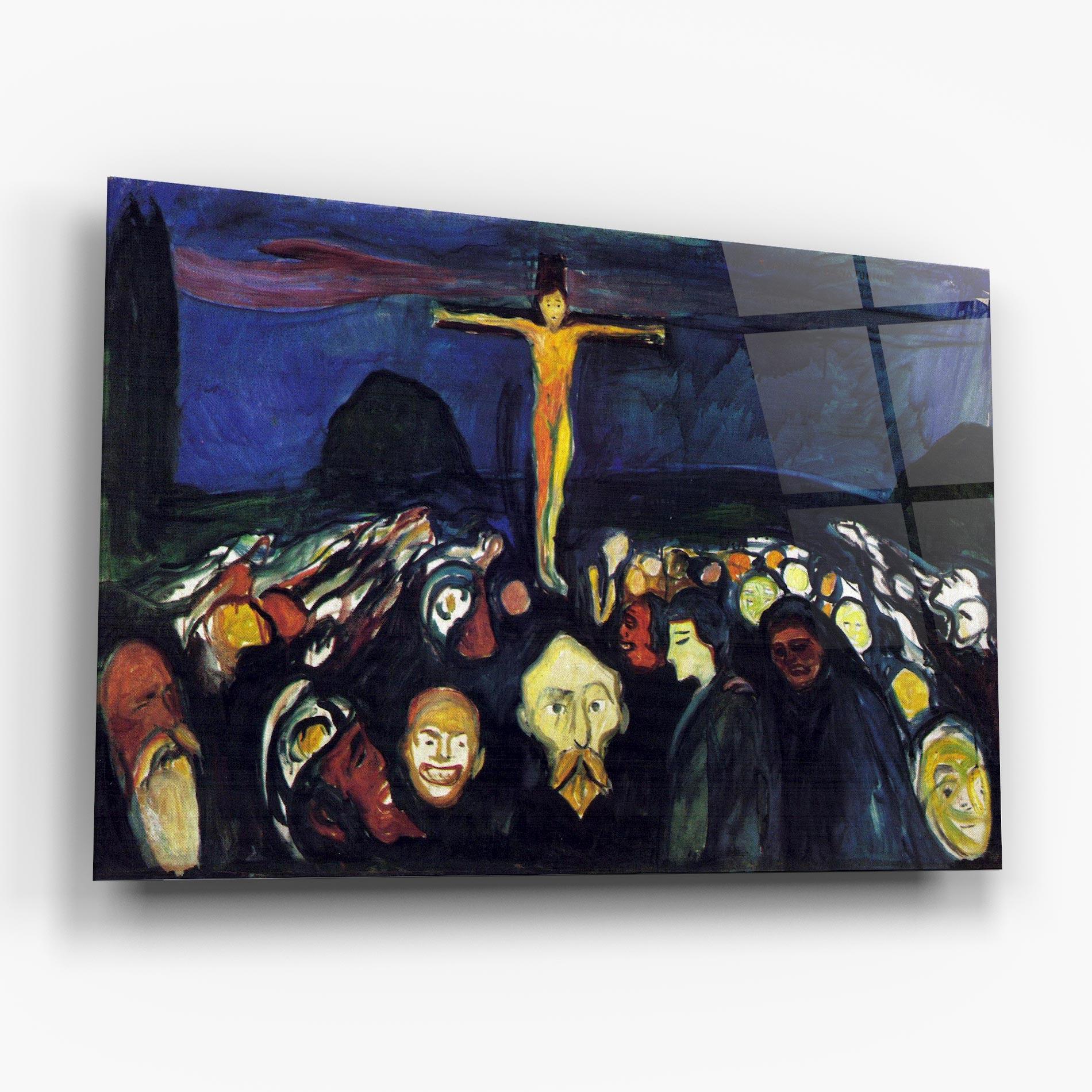 Obraz na Szkle Golgotha mockup 6