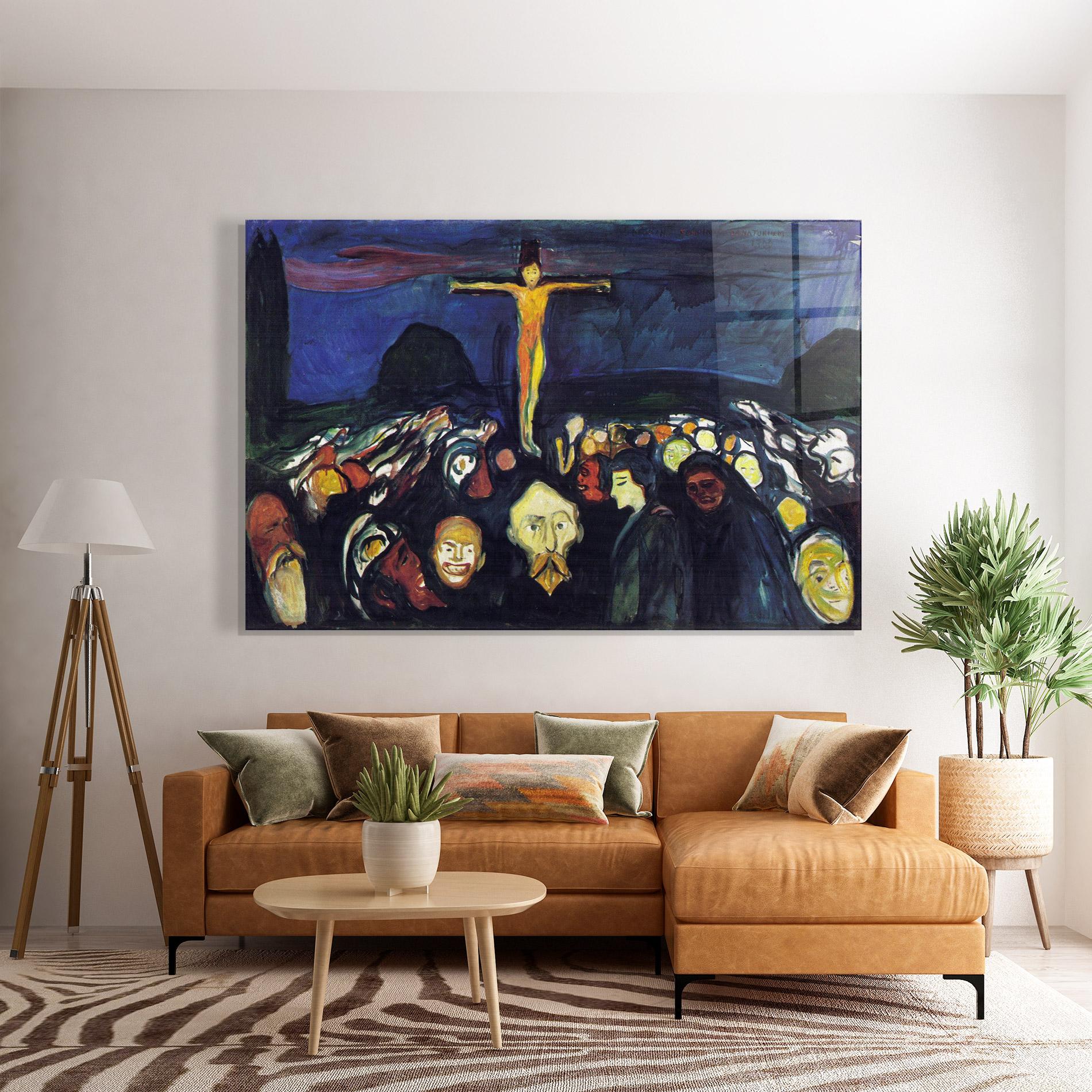 Obraz na Szkle Golgotha mockup 7