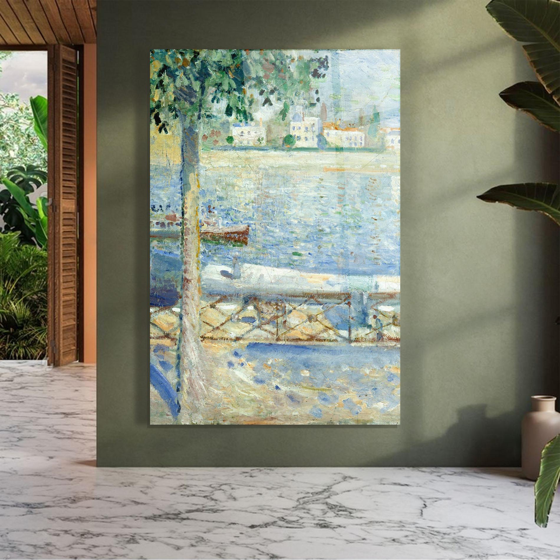 Obraz na Szkle Seine At Saint mockup 7