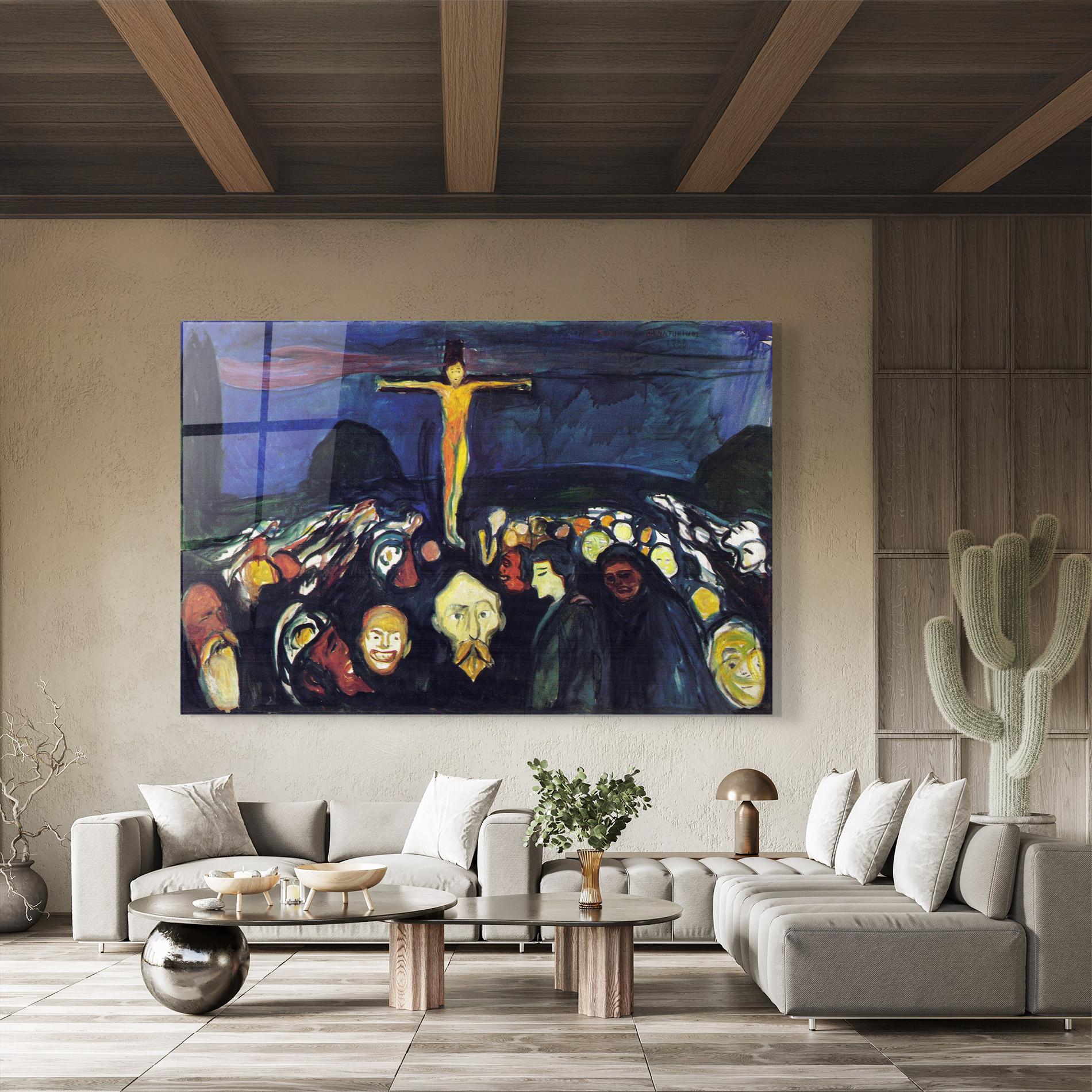 Obraz na Szkle Golgotha mockup 8