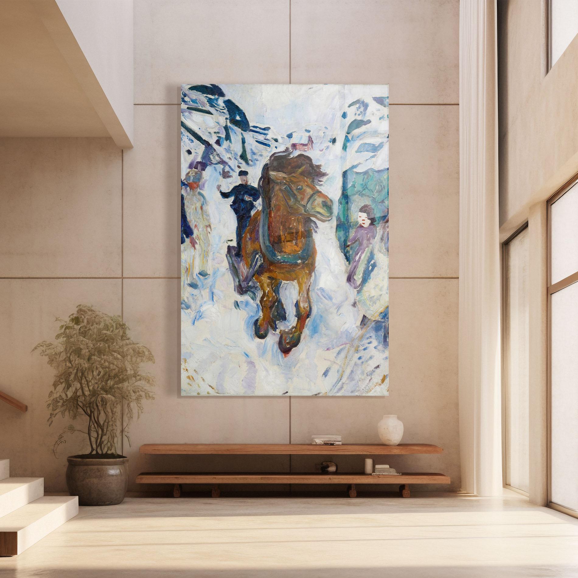 Obraz na Szkle Galloping Horse mockup 8