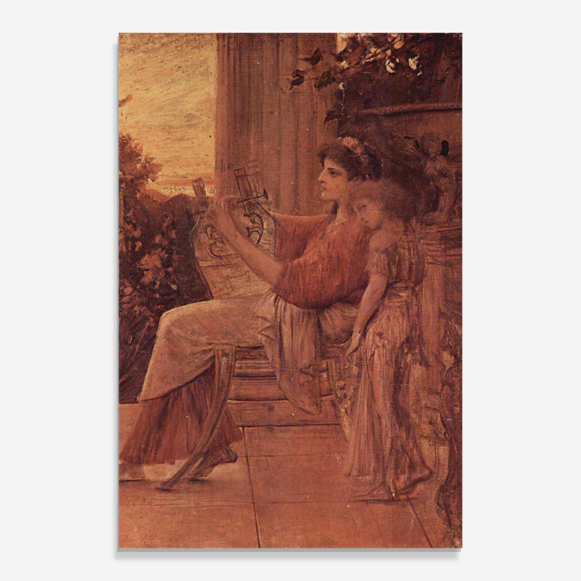 Obraz na Szkle Gustav Klimt Painting mockup 0