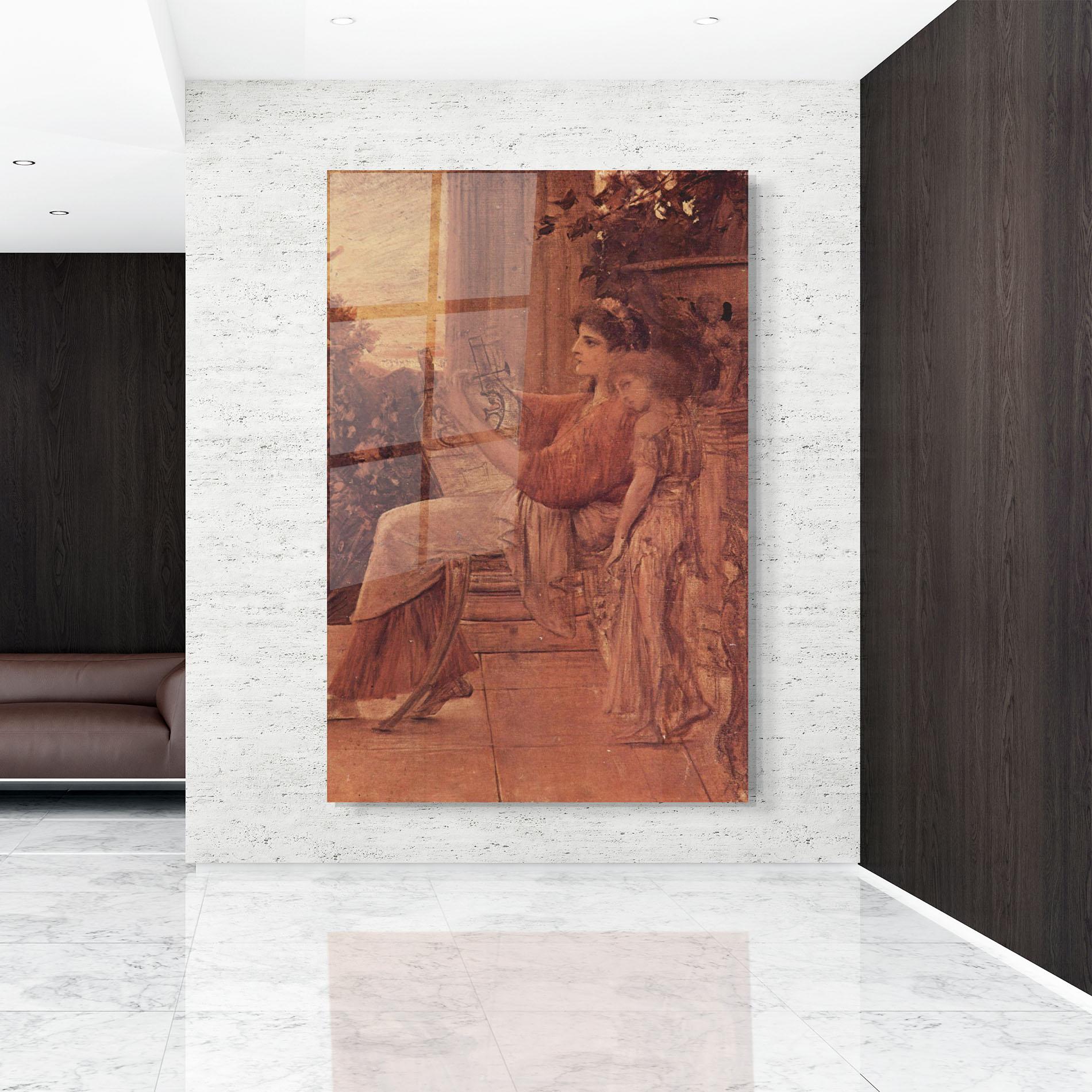 Obraz na Szkle Gustav Klimt Painting mockup 9