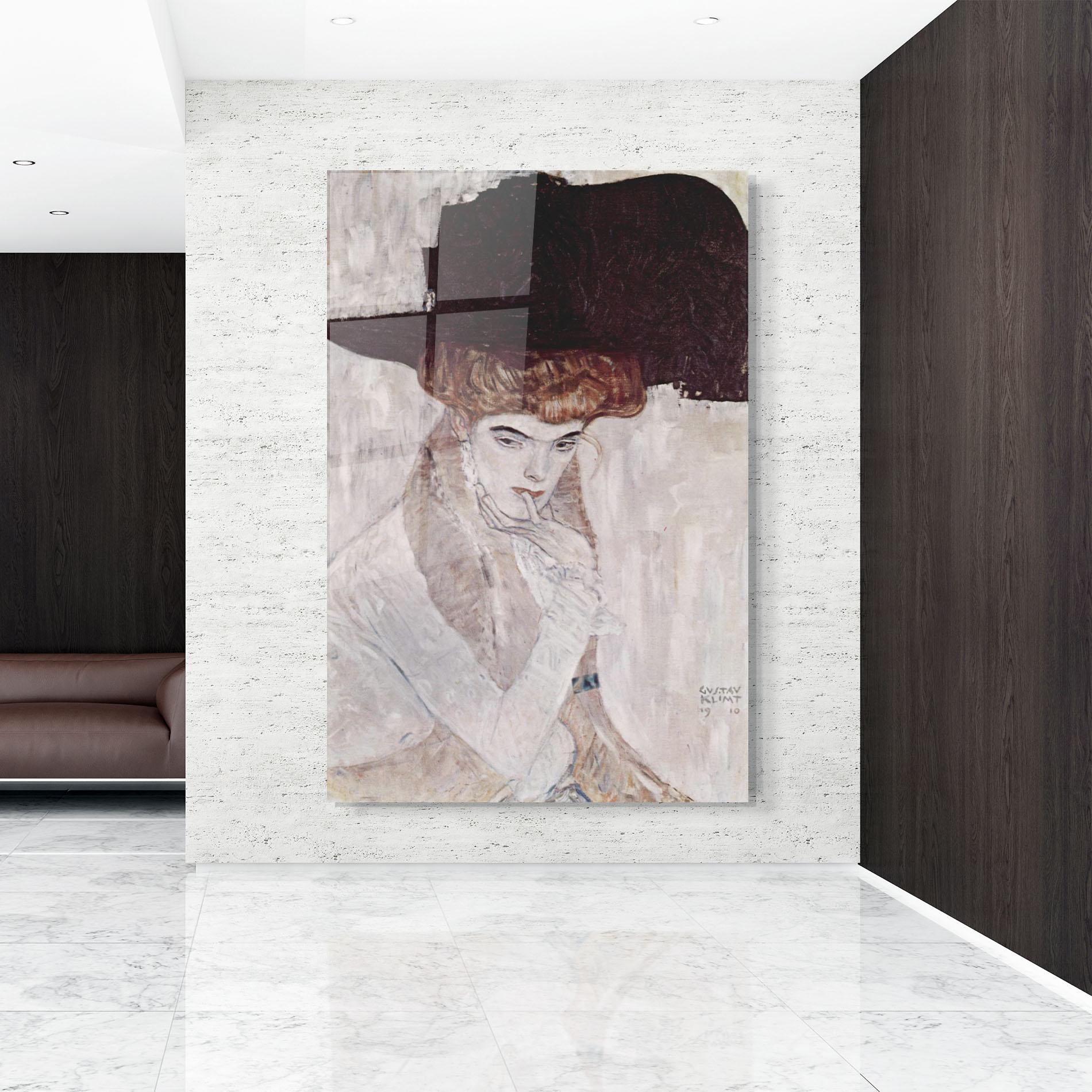 Obraz na Szkle Klimt Woman mockup 9