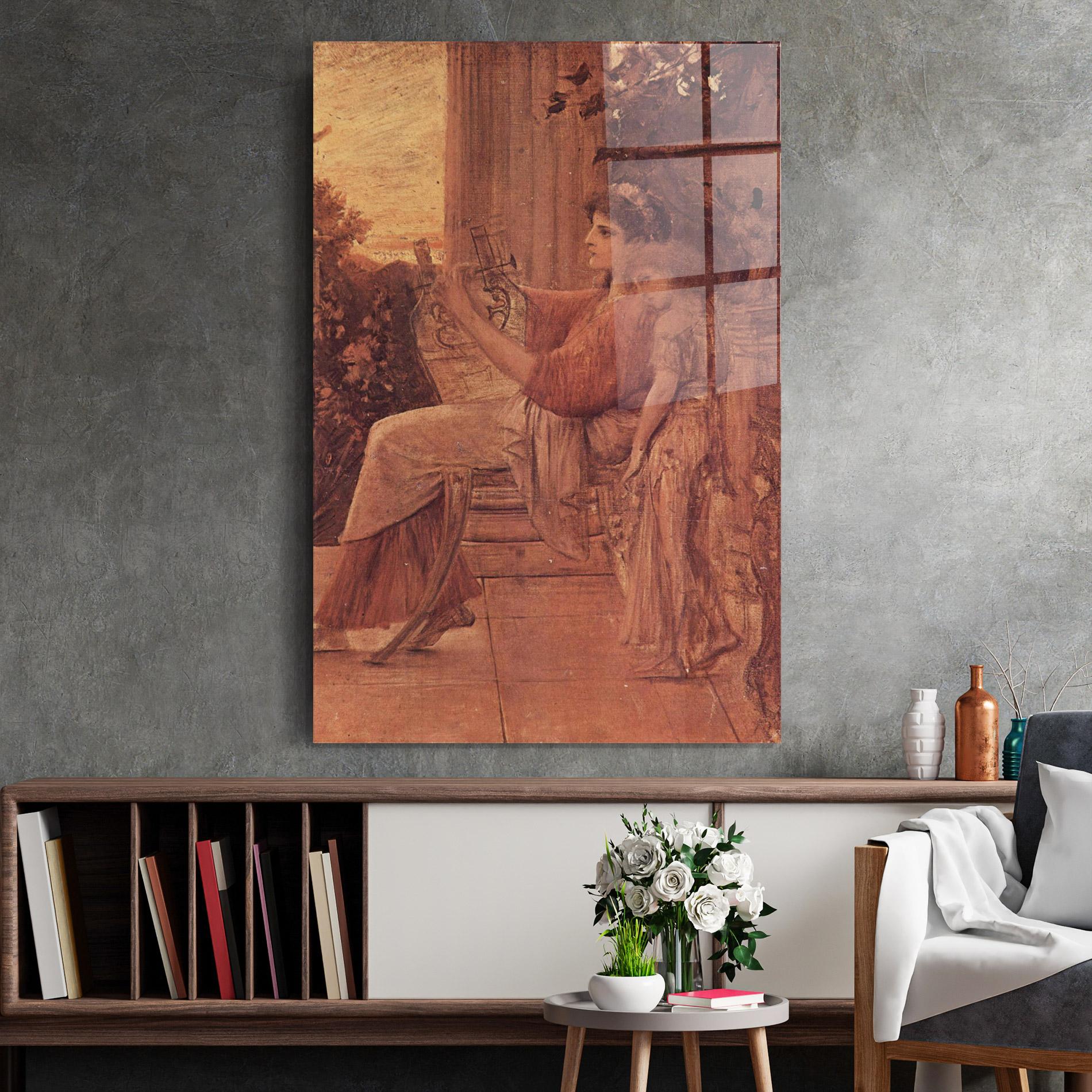 Obraz na Szkle Gustav Klimt Painting mockup 2