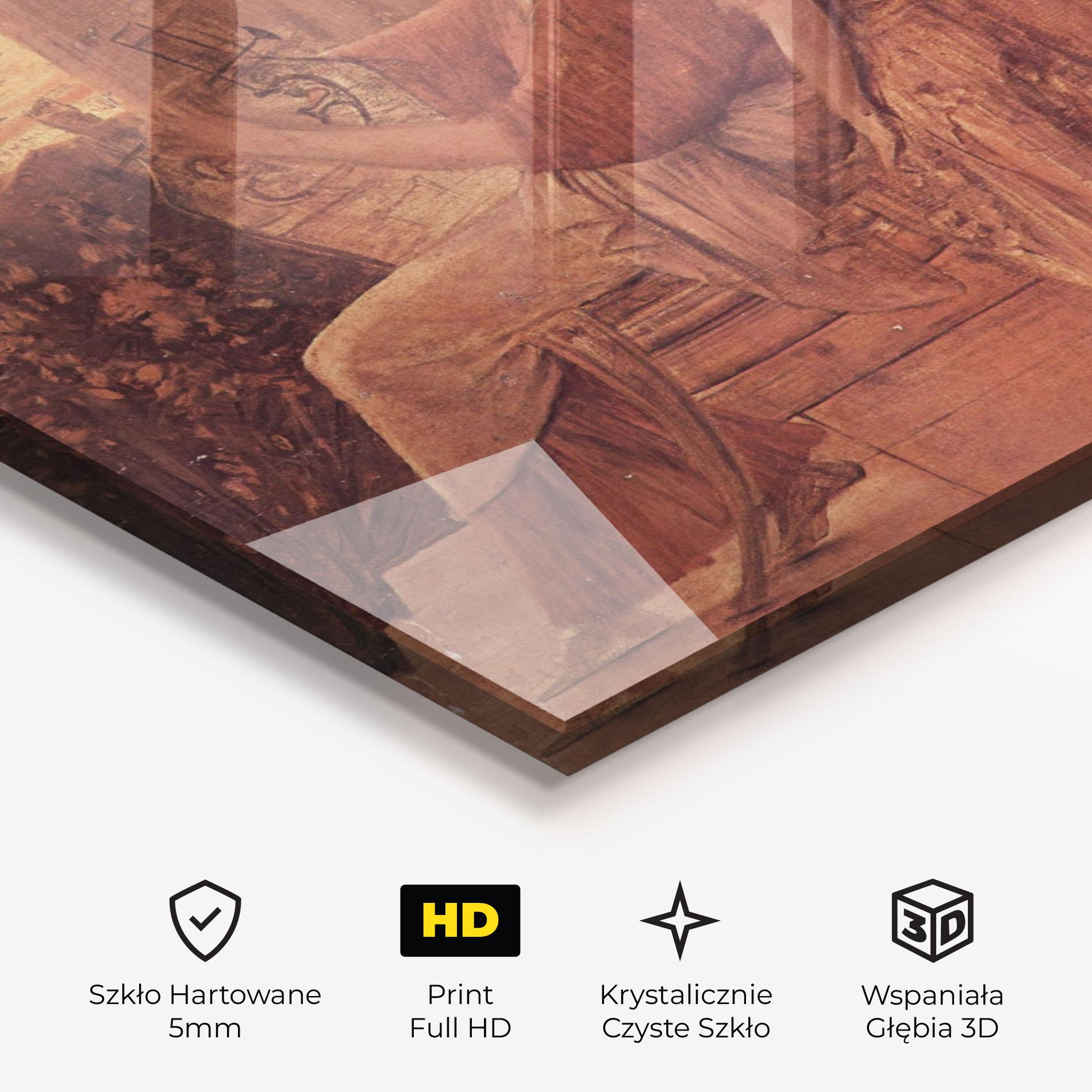 Obraz na Szkle Gustav Klimt Painting mockup 3