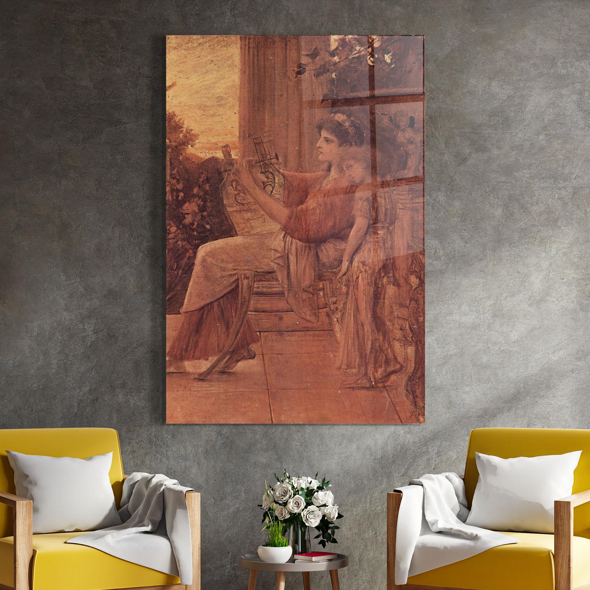 Obraz na Szkle Gustav Klimt Painting mockup 4