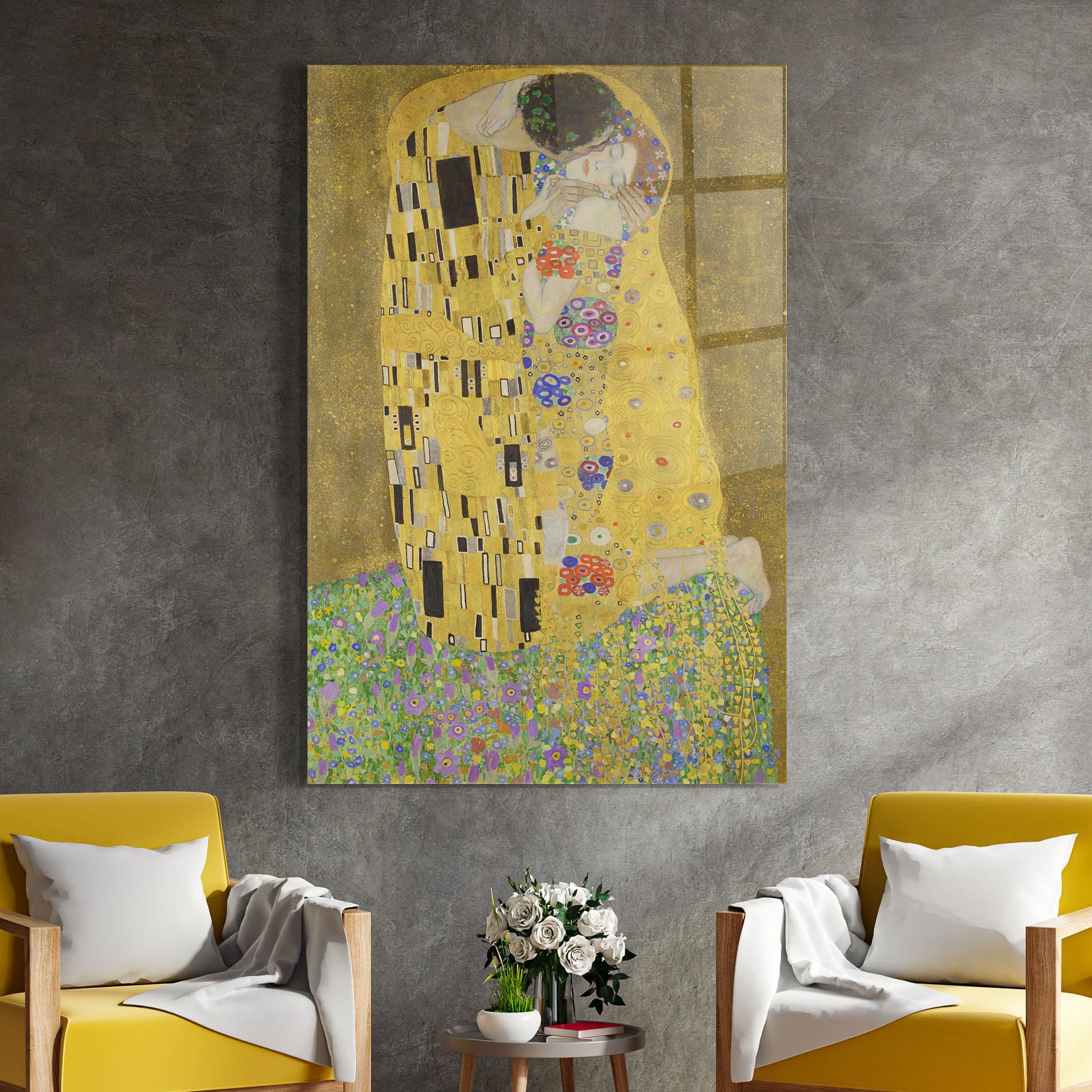 Obraz na Szkle The Kiss mockup 4