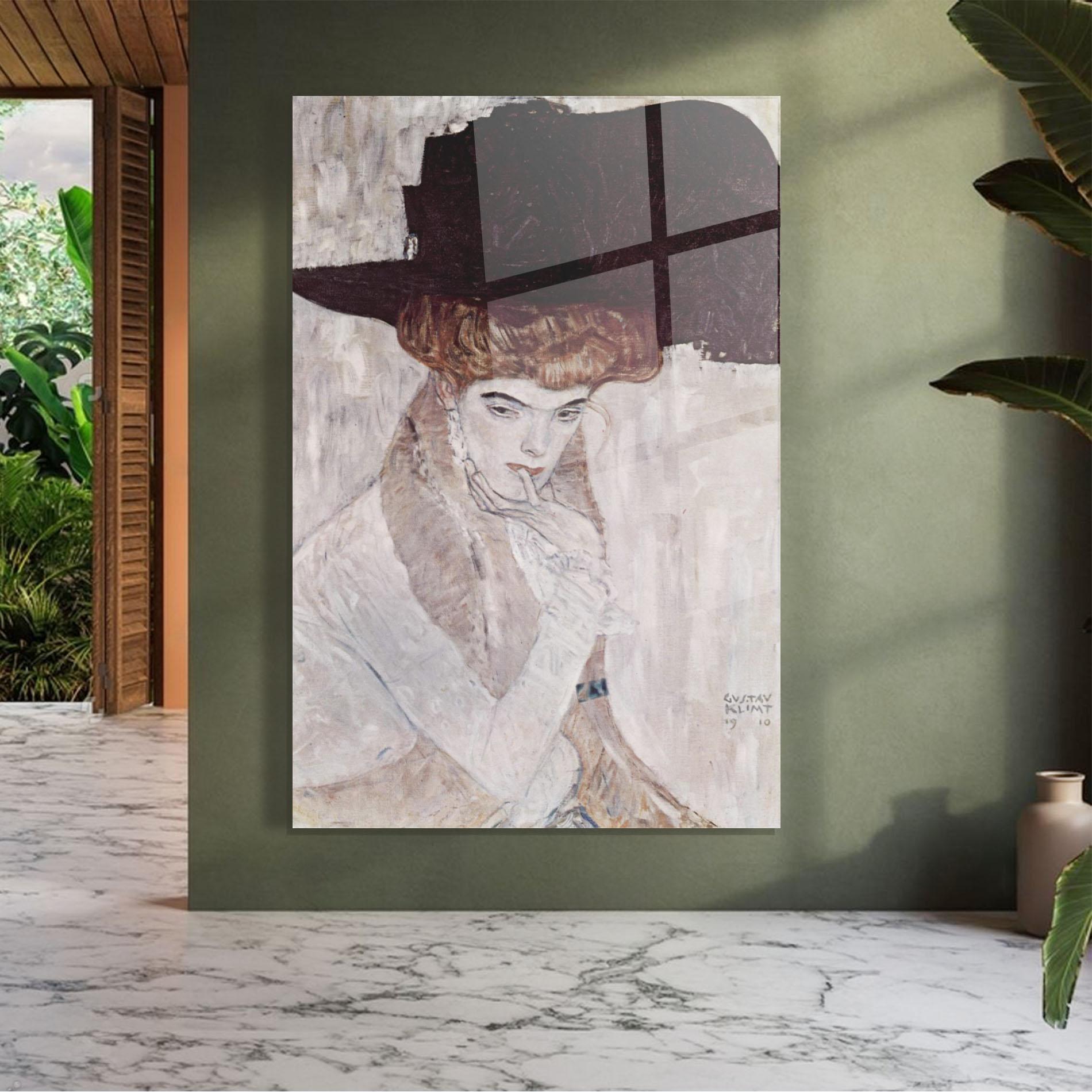 Obraz na Szkle Klimt Woman mockup 7