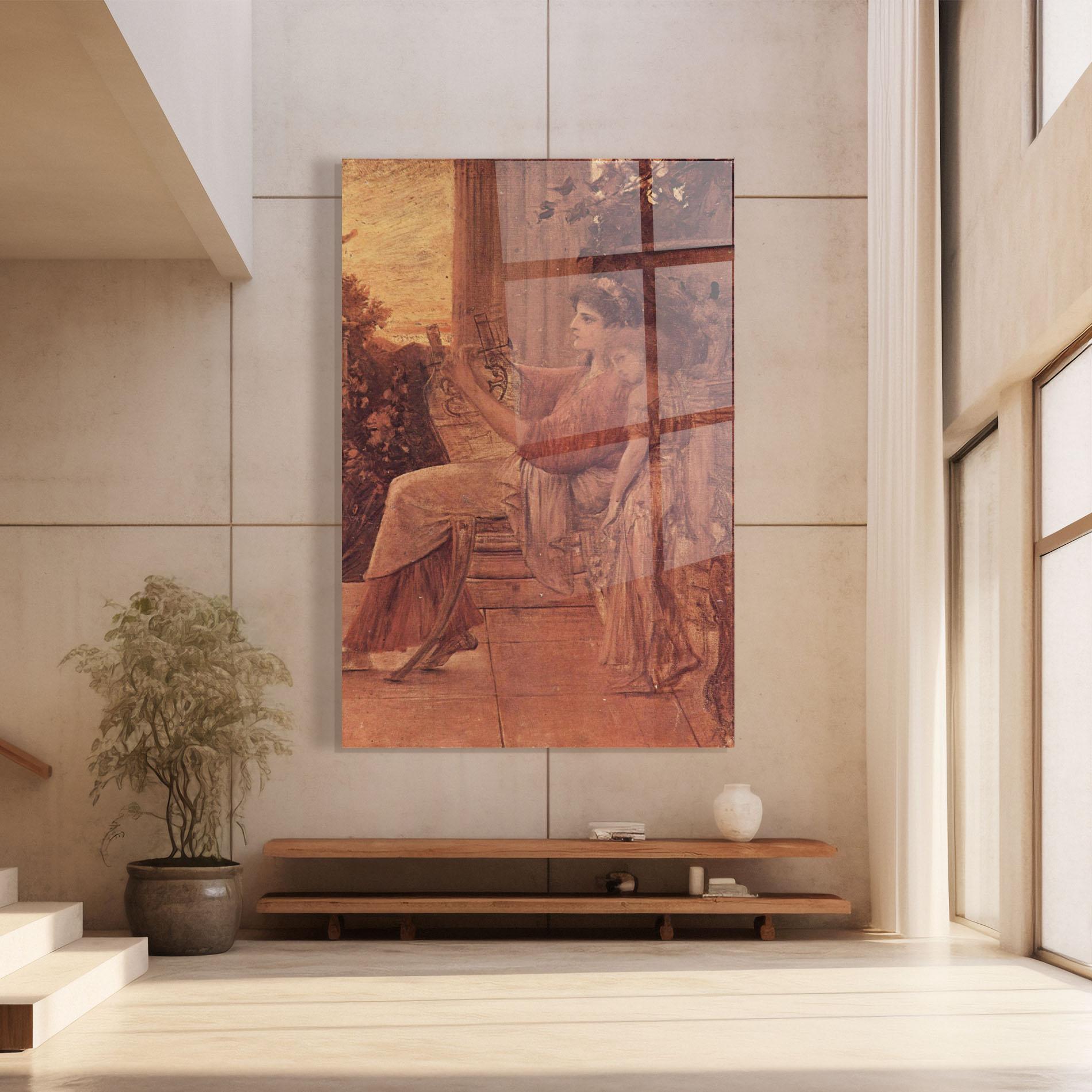 Obraz na Szkle Gustav Klimt Painting mockup 8