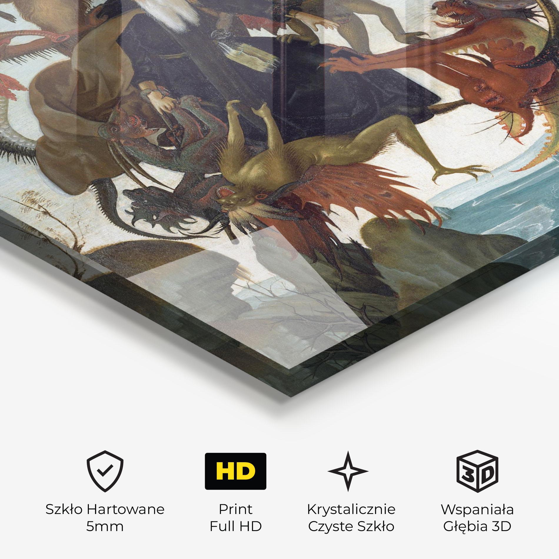 Obraz na Szkle Torment Of Saint mockup 3