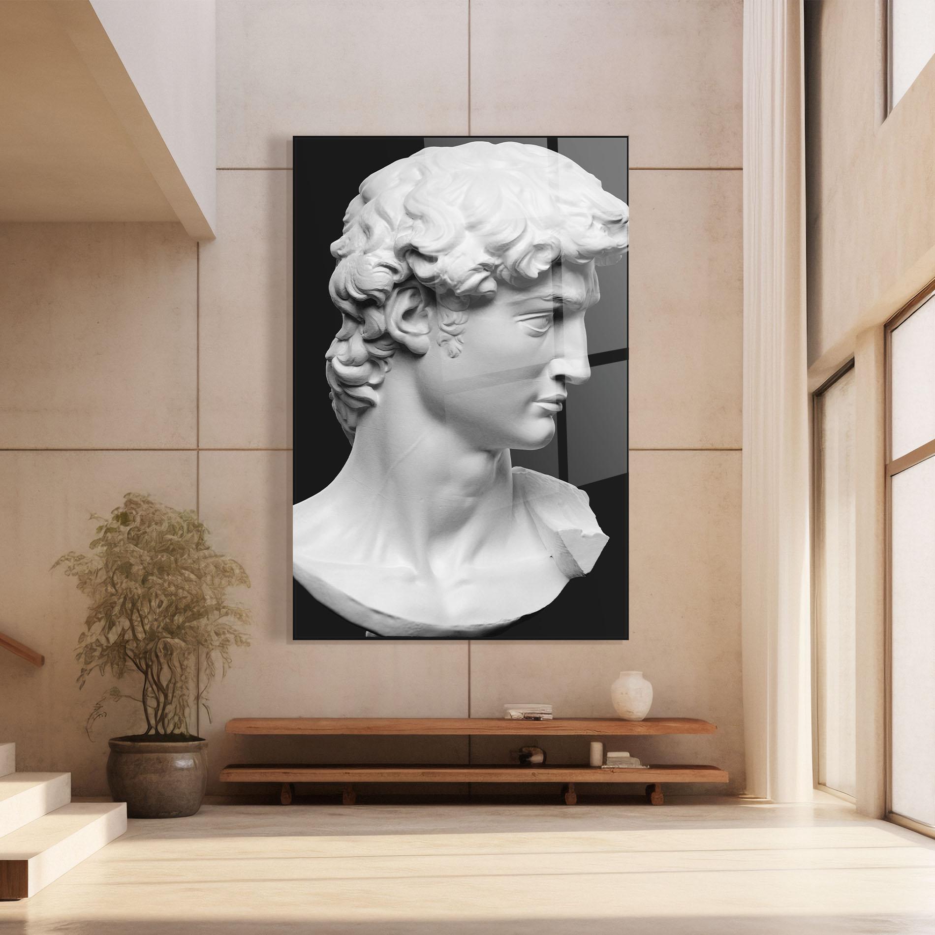 Obraz na Szkle David Head mockup 8