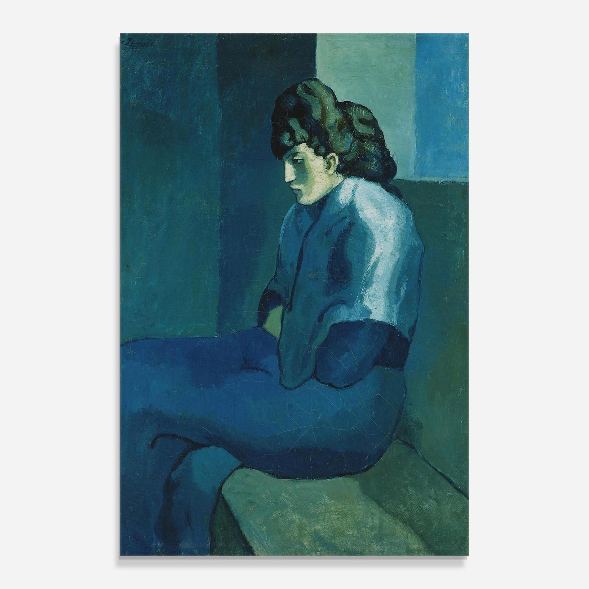 Obraz na Szkle Femme Assise mockup 0