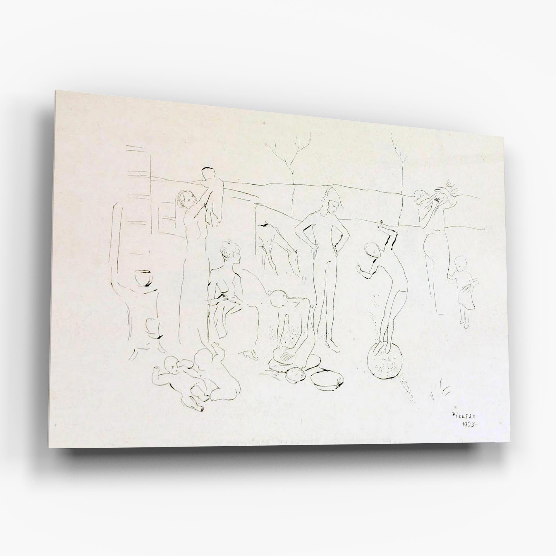 Obraz na Szkle The Acrobats mockup 6