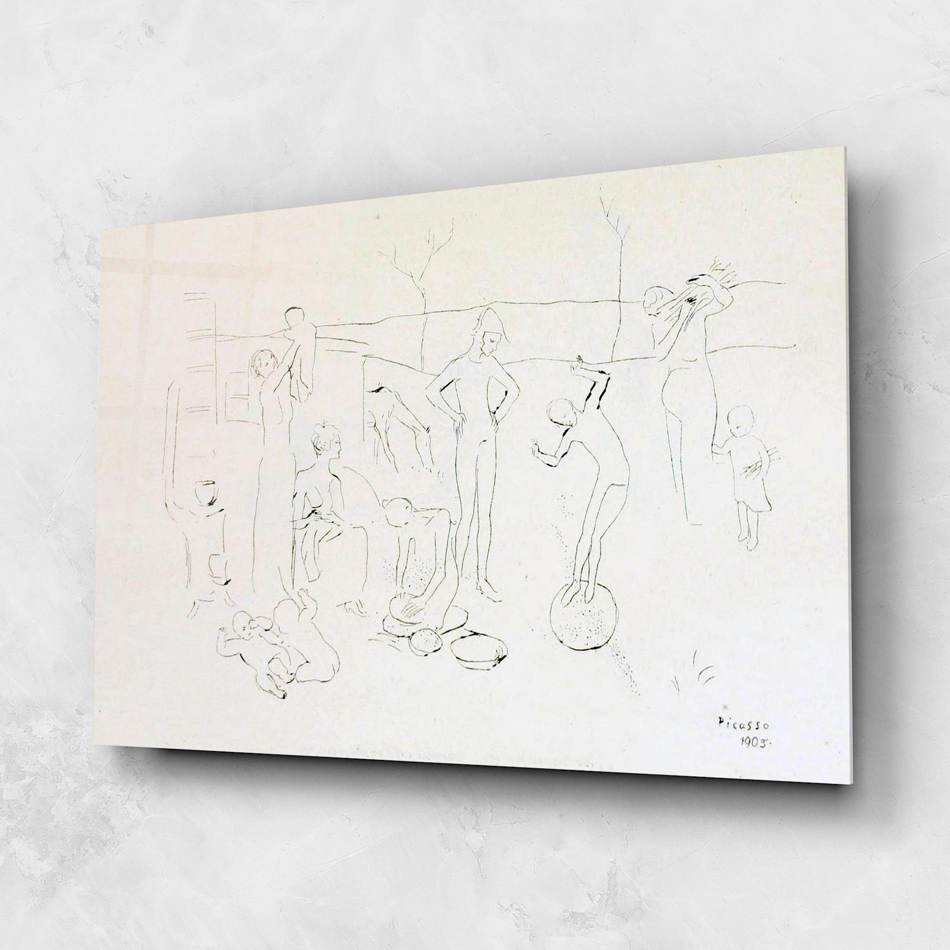 Obraz na Szkle The Acrobats mockup 1