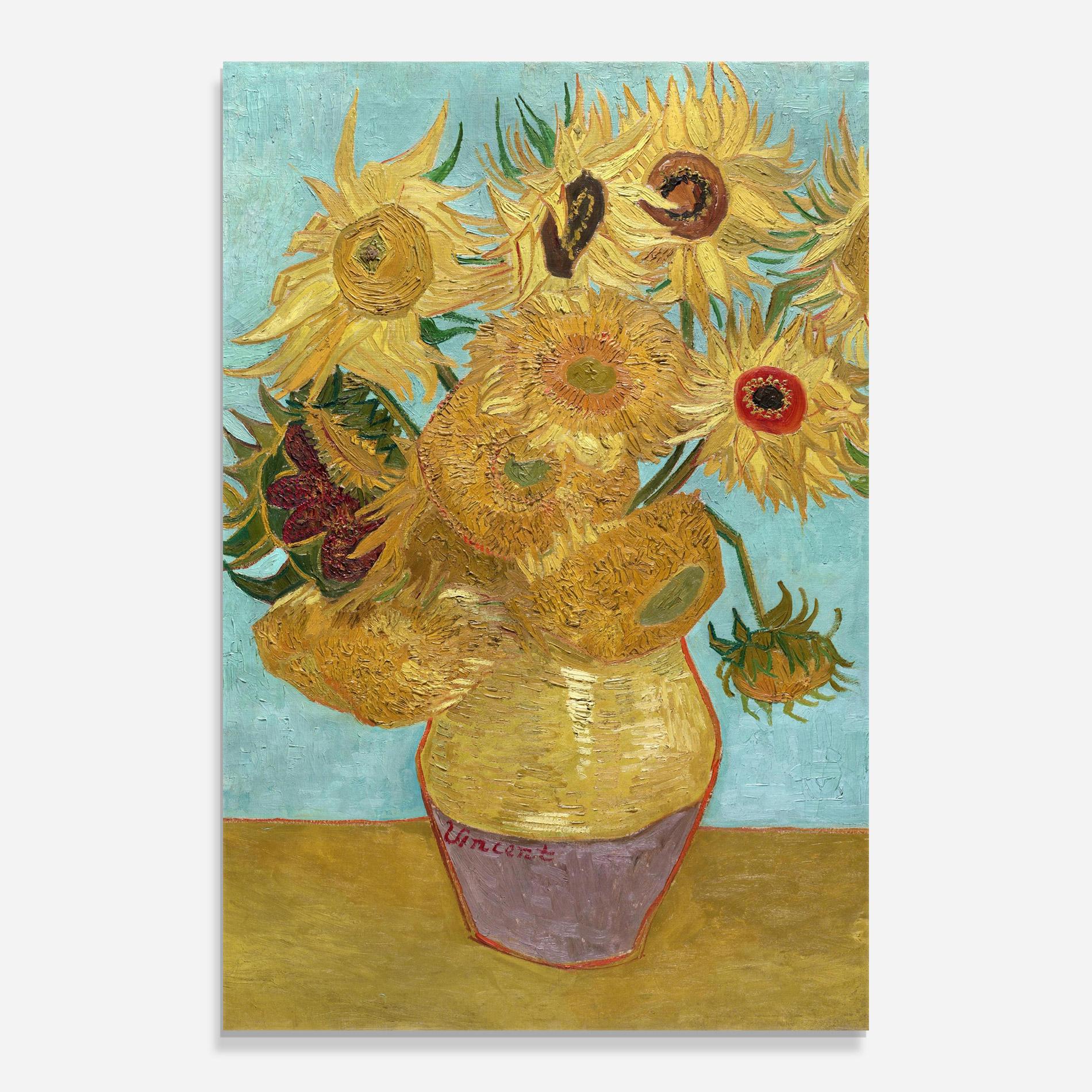 Obraz na Szkle Twelve Sunflowers mockup 0