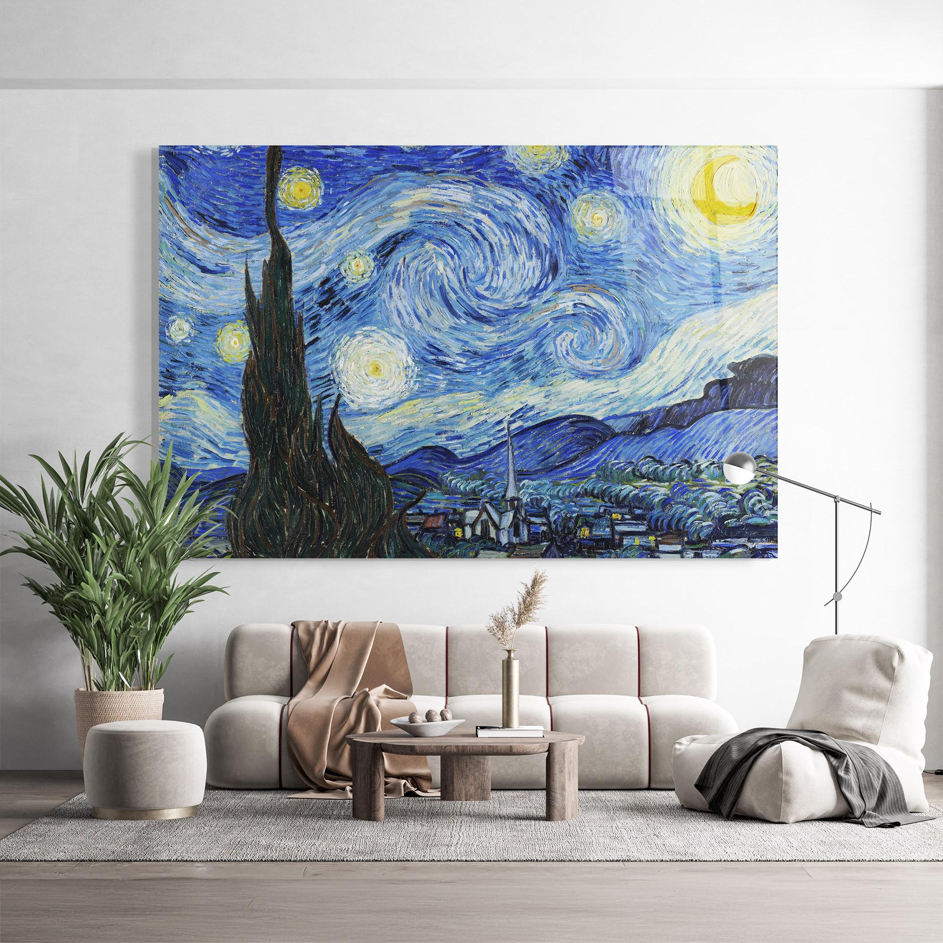 Obraz na Szkle The Starry Night mockup 9