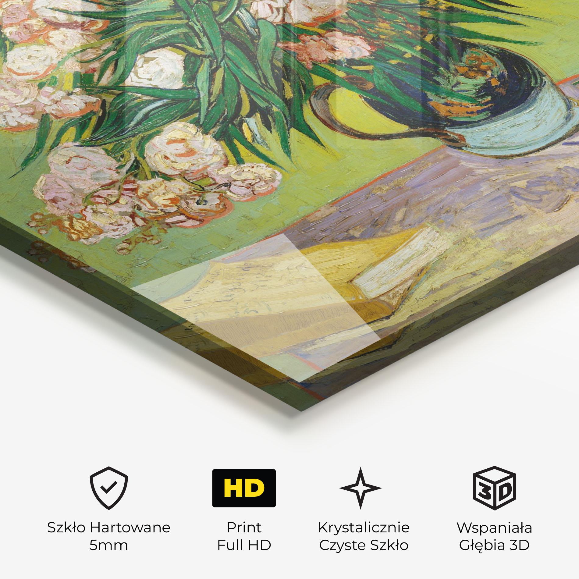 Obraz na Szkle Oleanders mockup 3