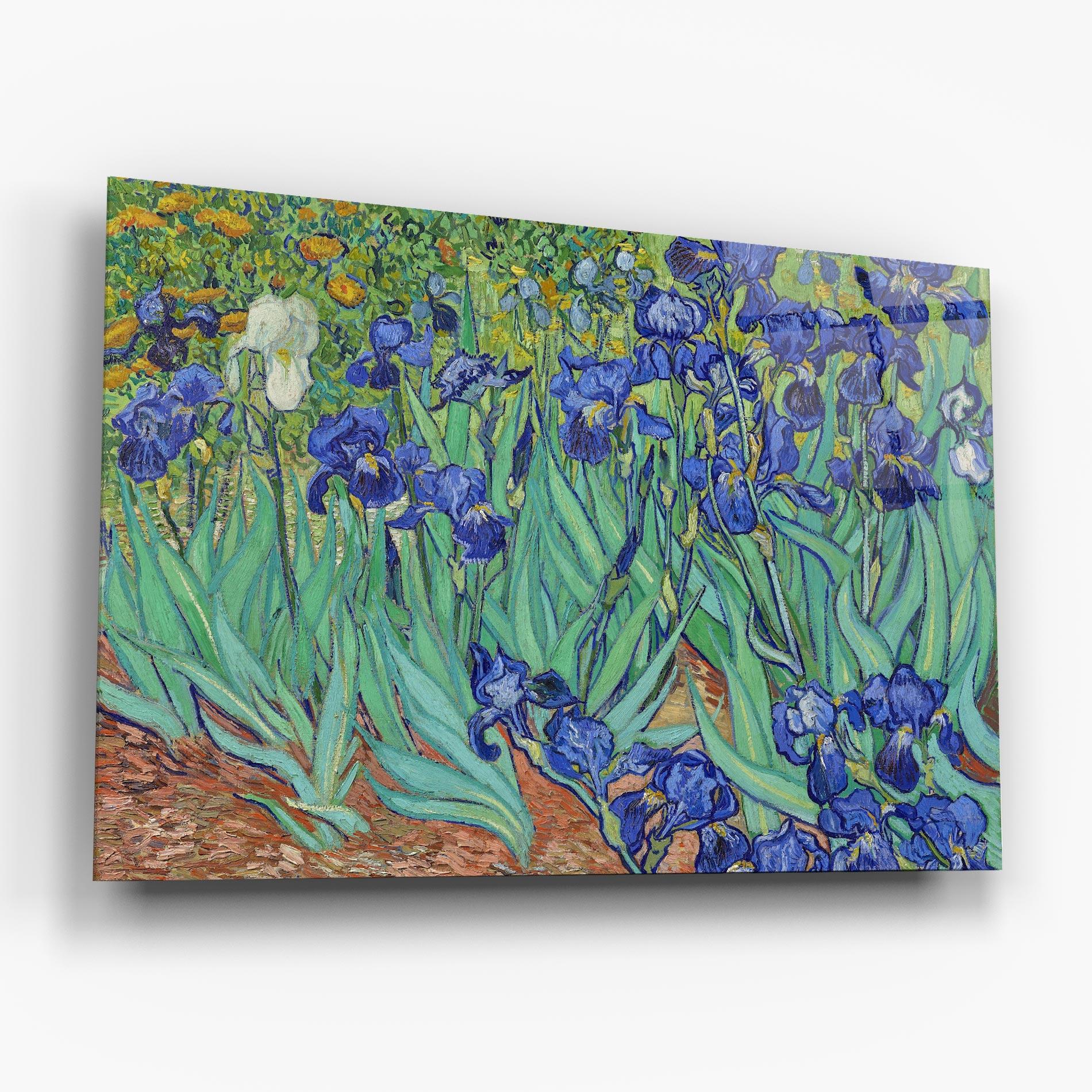 Obraz na Szkle Irises Van Gogh mockup 6