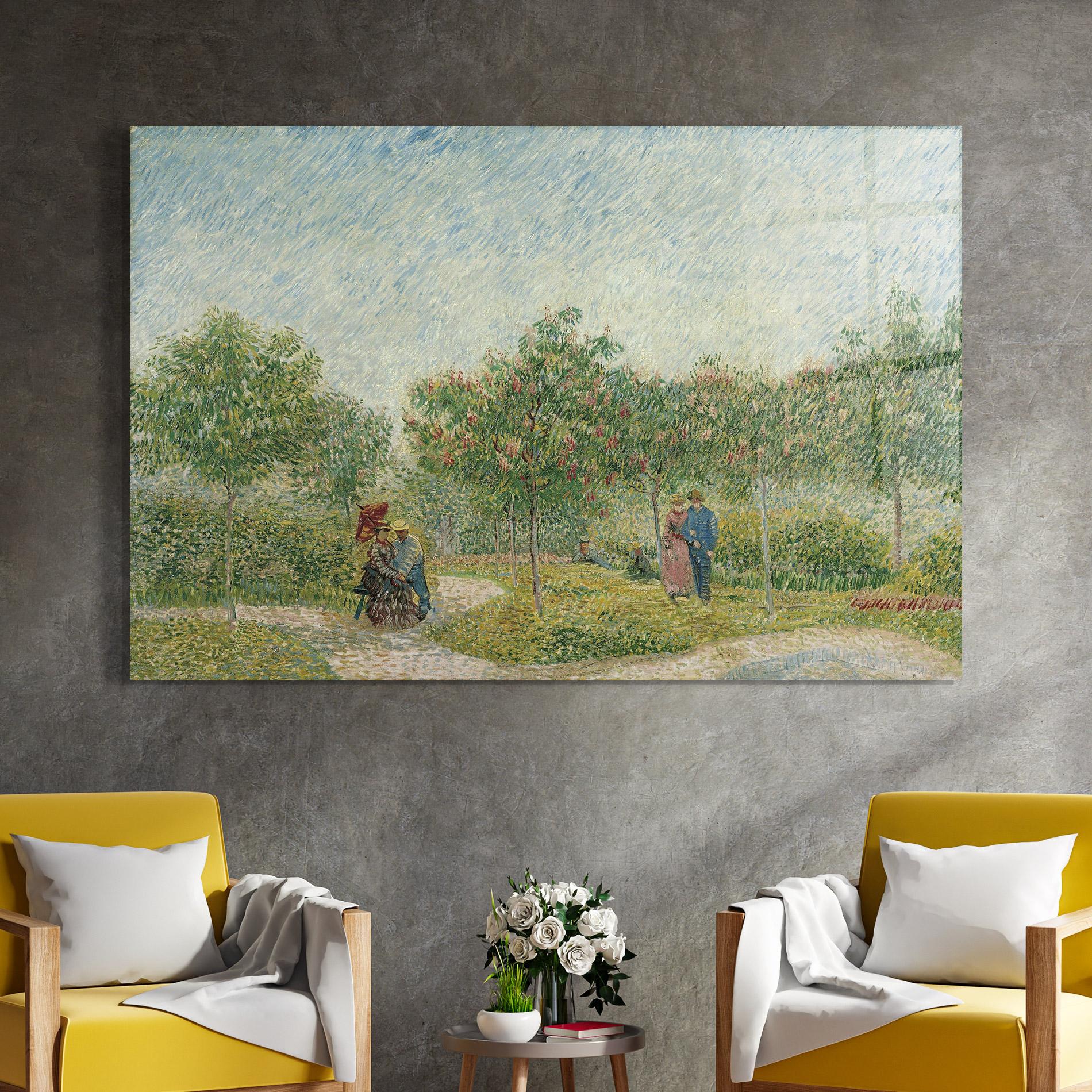 Obraz na Szkle Montmartre Met Geliefden mockup 4