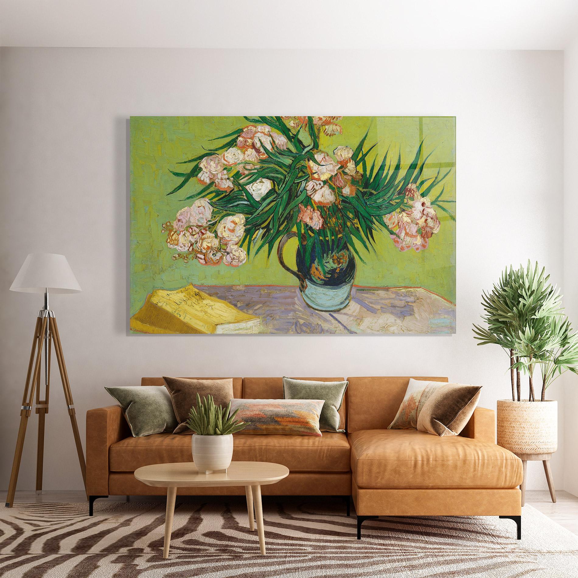 Obraz na Szkle Oleanders mockup 7