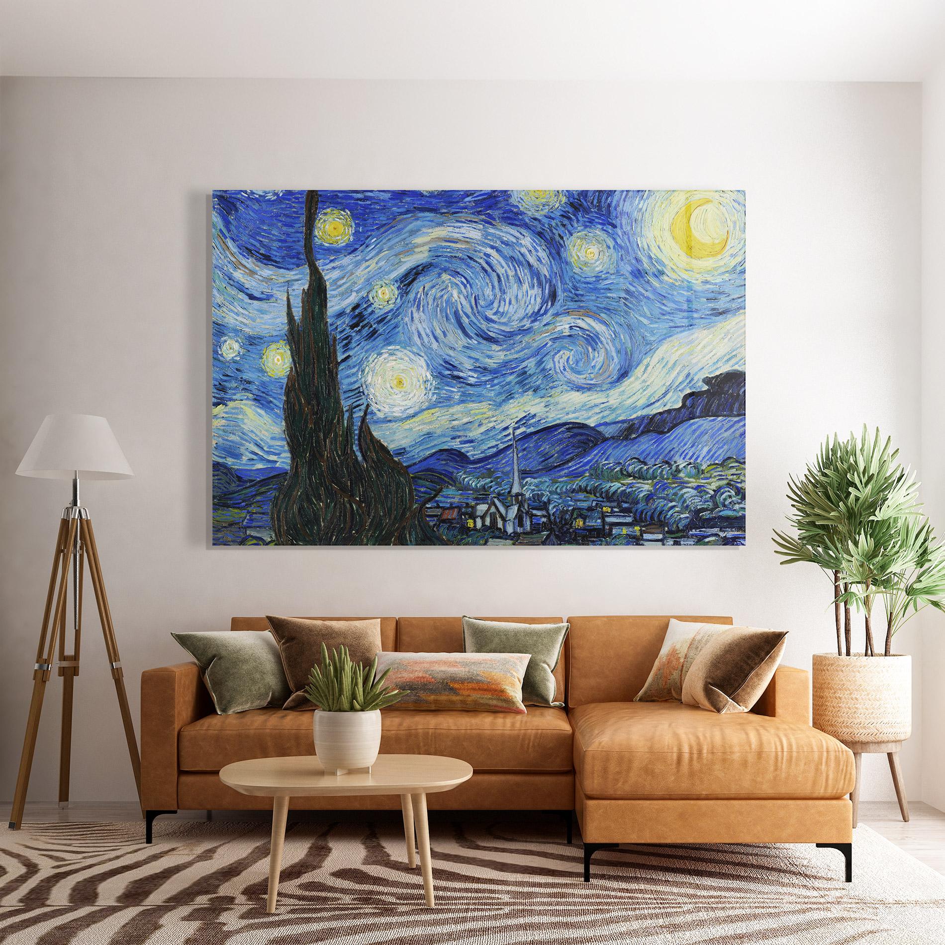 Obraz na Szkle The Starry Night mockup 7