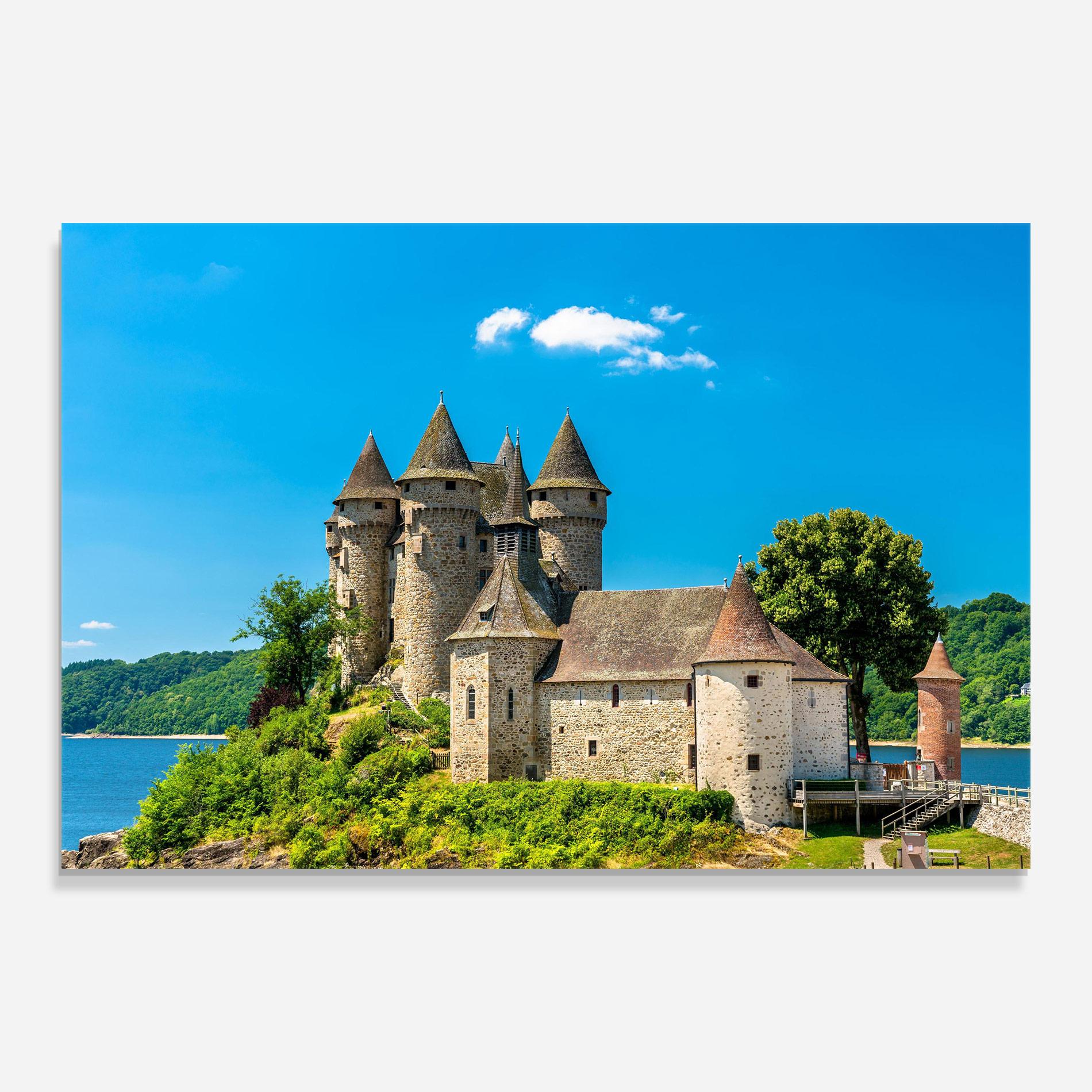 Obraz na Szkle Medieval Castle France mockup 0