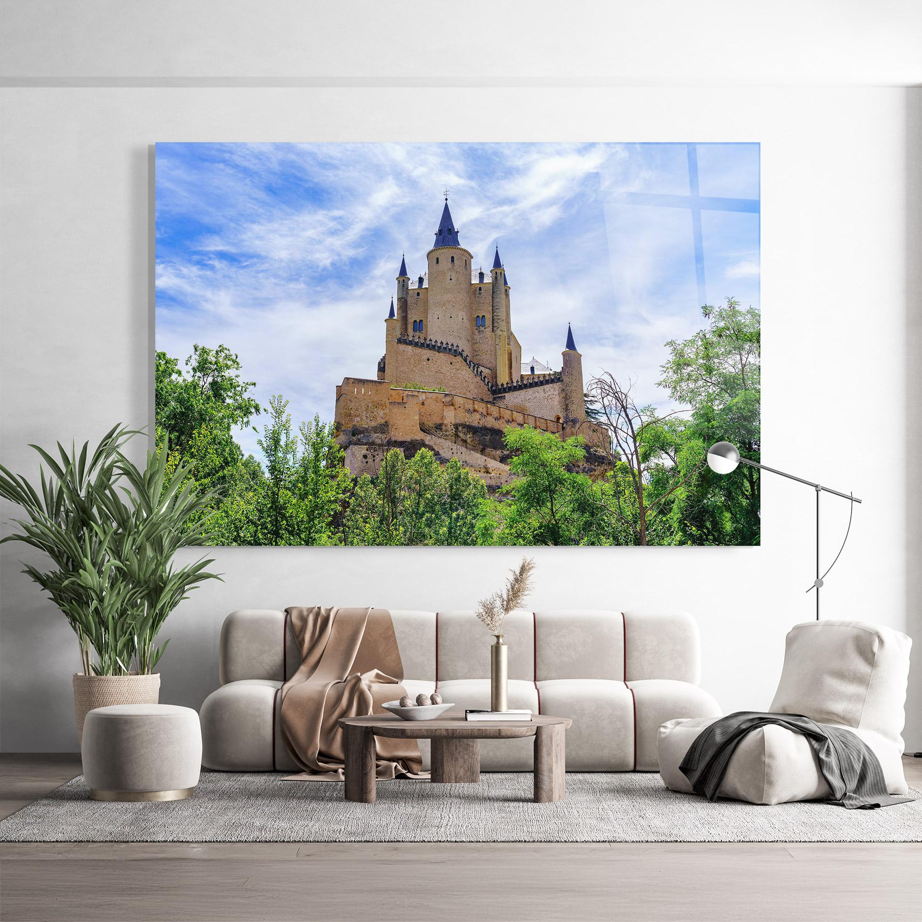 Obraz na Szkle Castle Alcazar mockup 9