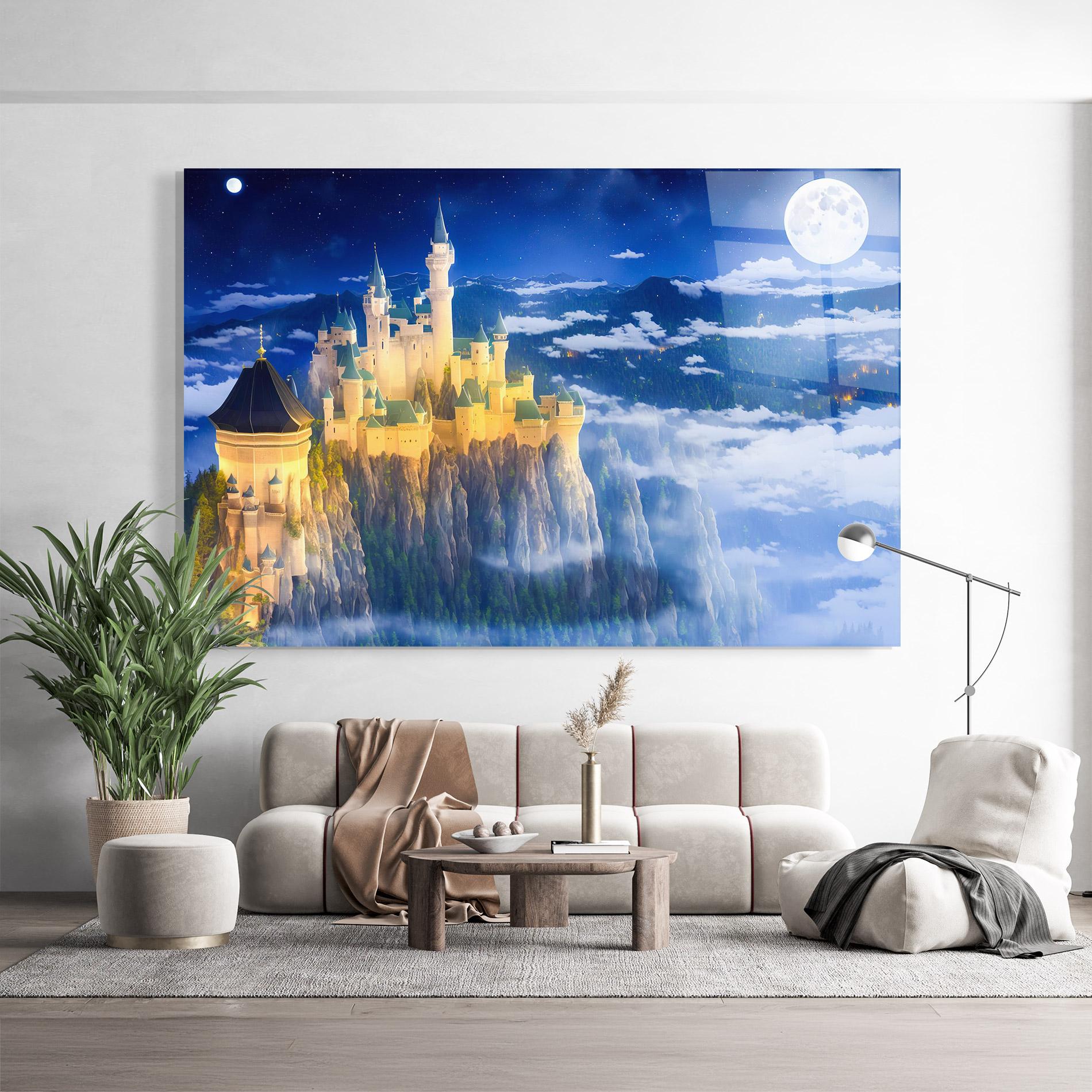 Obraz na Szkle Fairytale Castle mockup 9