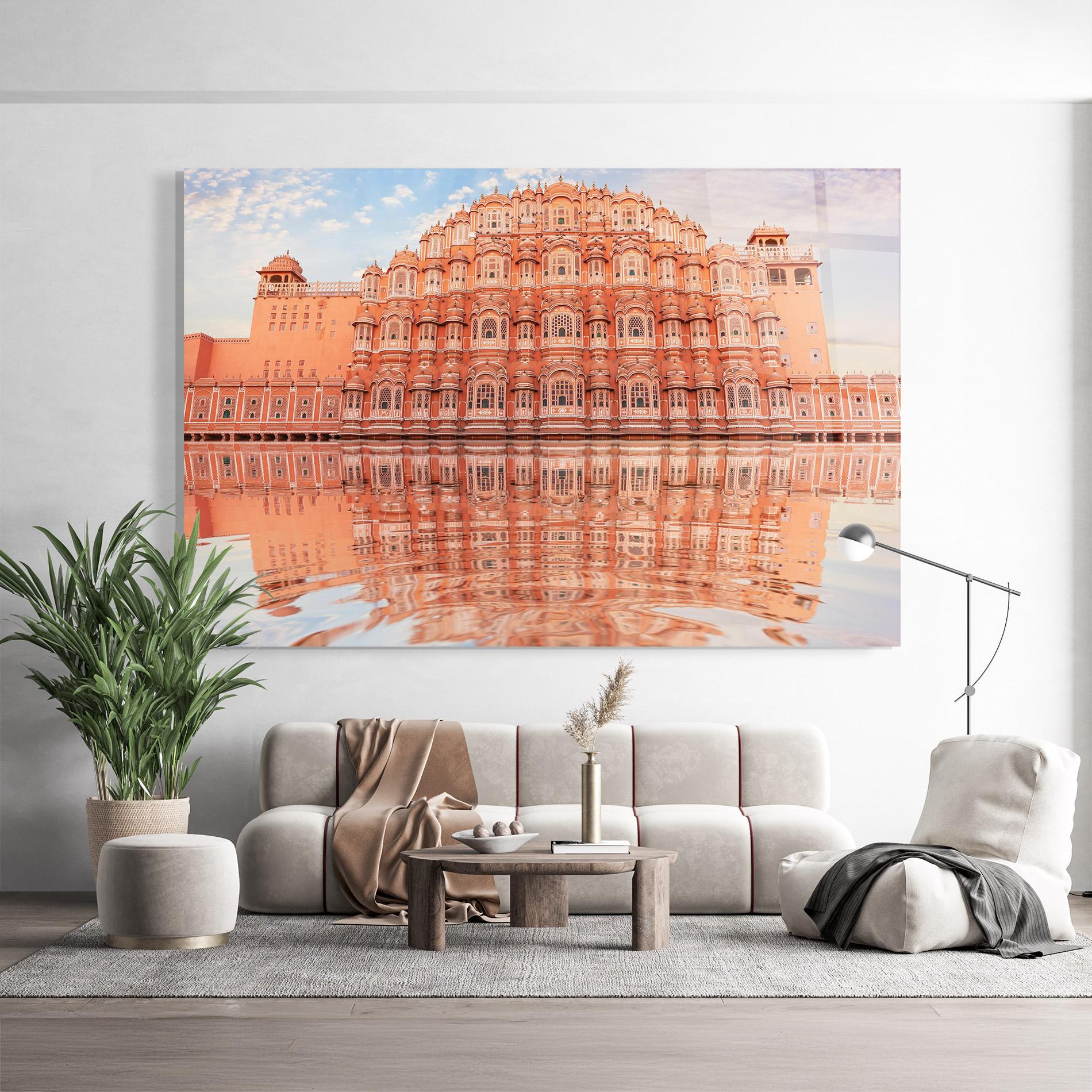 Obraz na Szkle Hawa Mahal India mockup 9