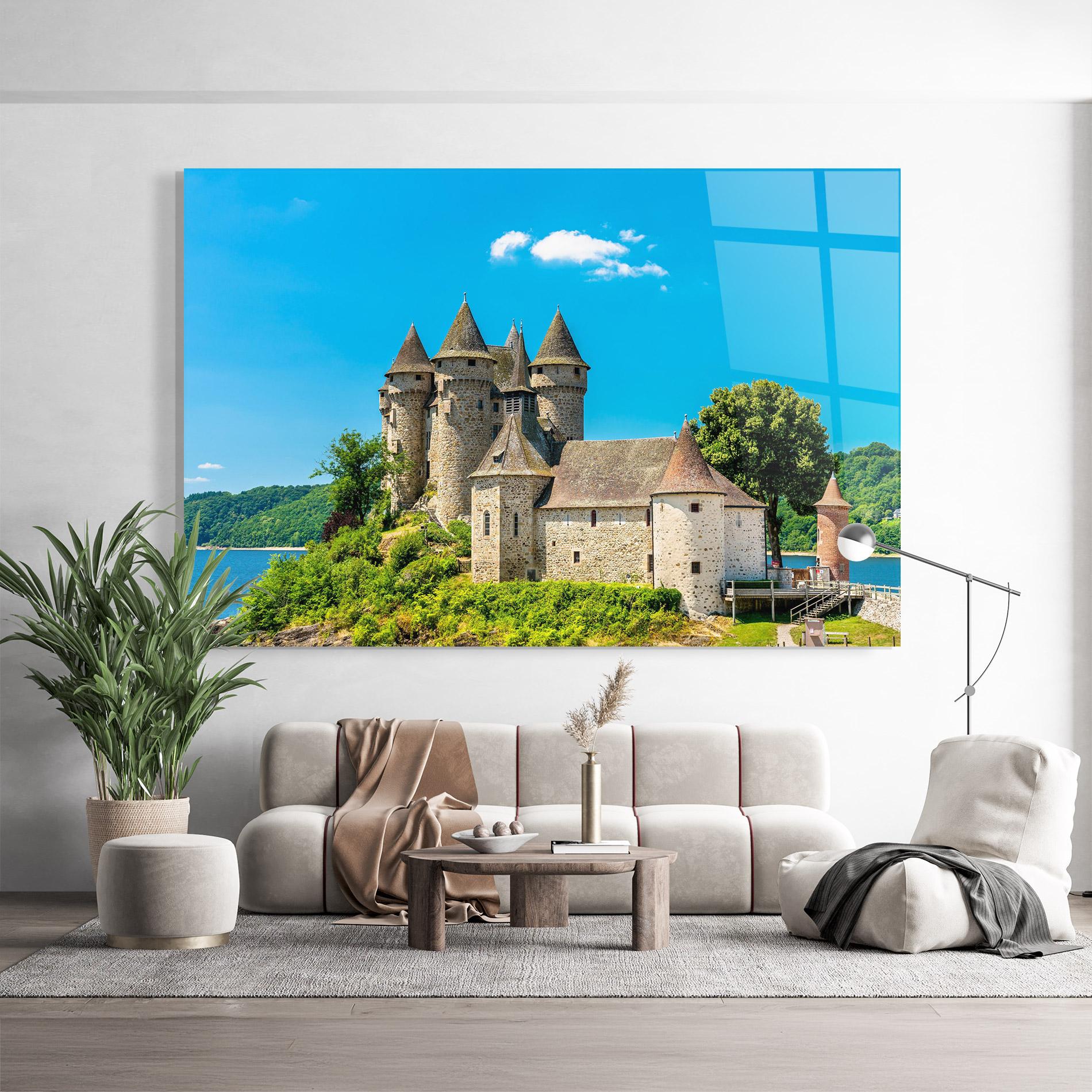 Obraz na Szkle Medieval Castle France mockup 9