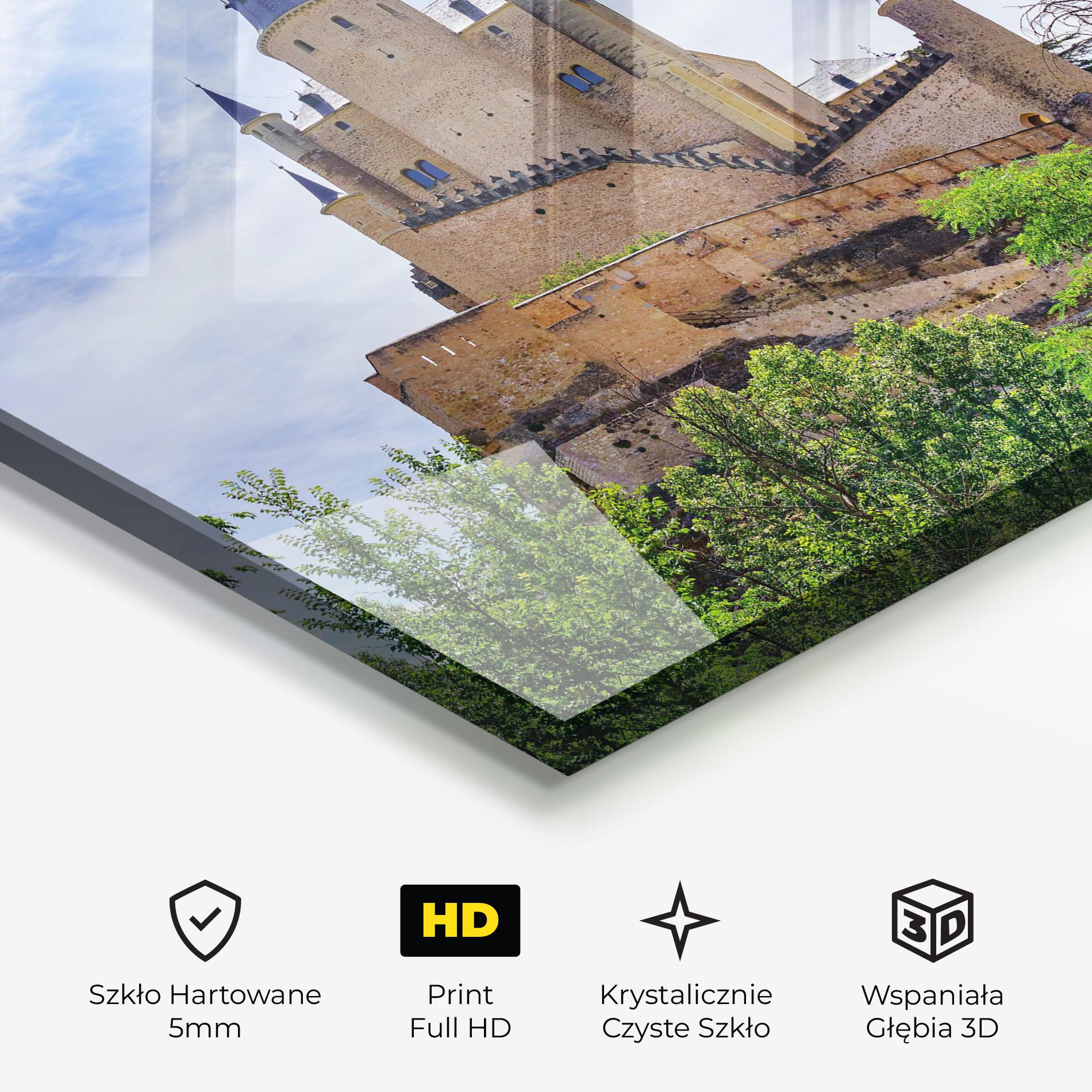 Obraz na Szkle Castle Alcazar mockup 3