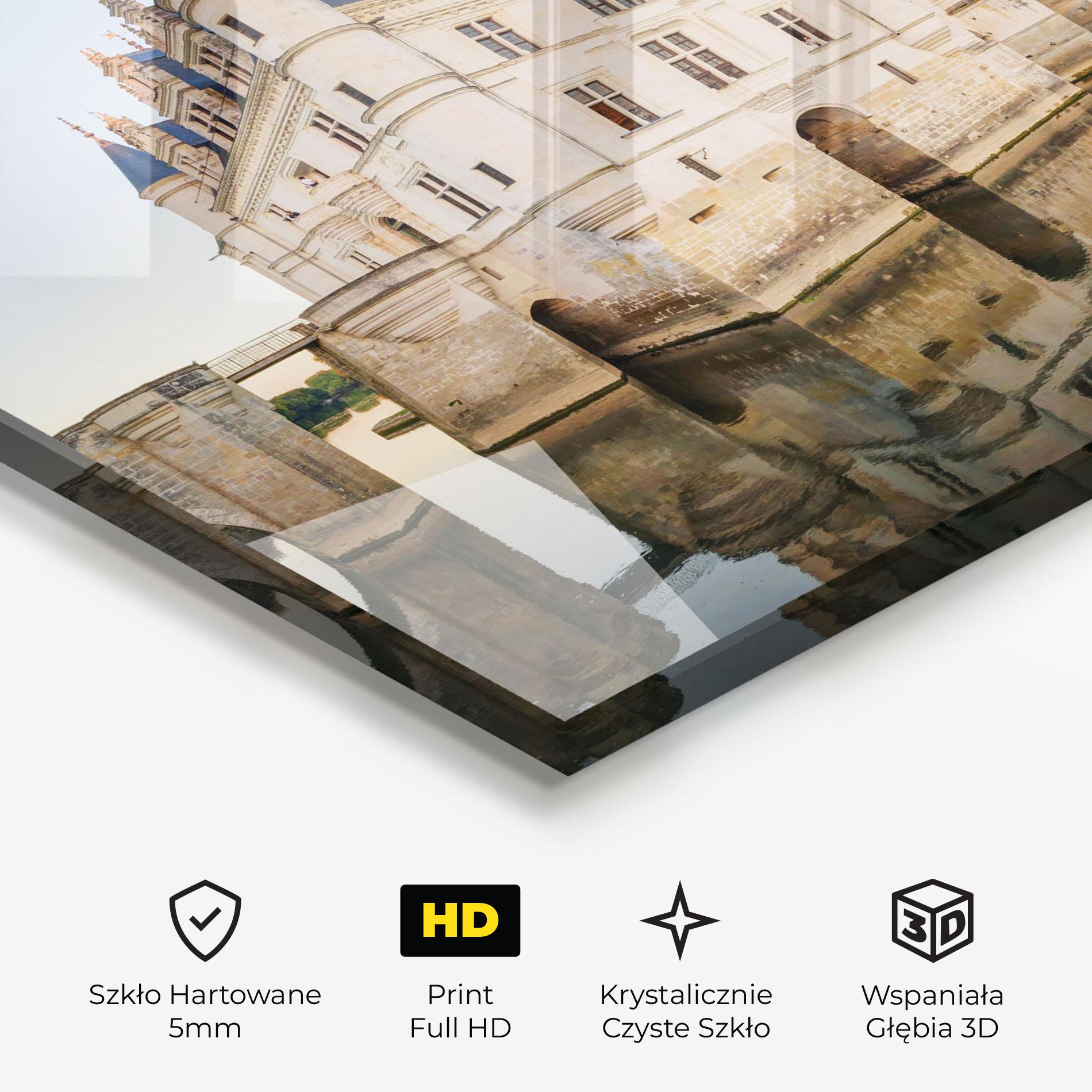 Obraz na Szkle Chateau France mockup 3