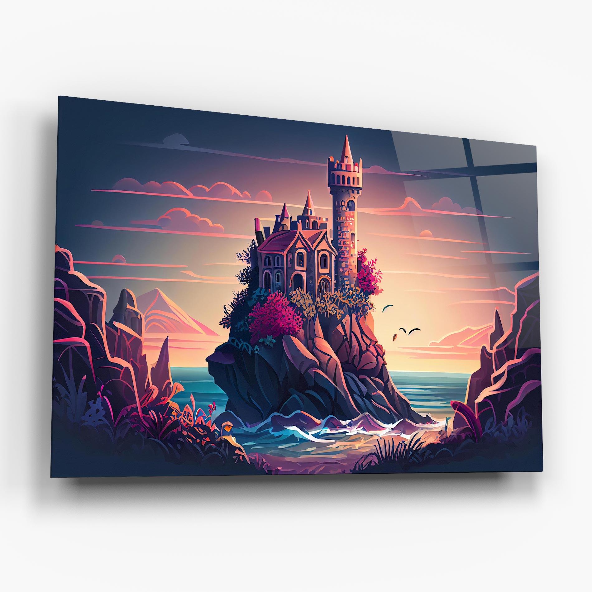 Obraz na Szkle Cliff Castle mockup 6