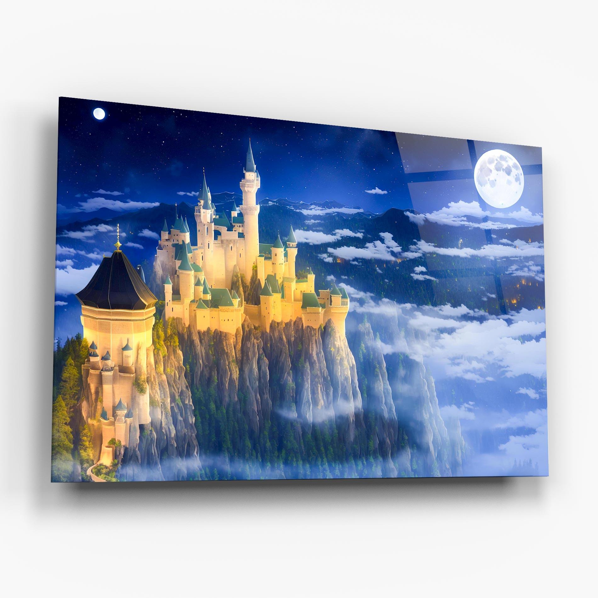 Obraz na Szkle Fairytale Castle mockup 6