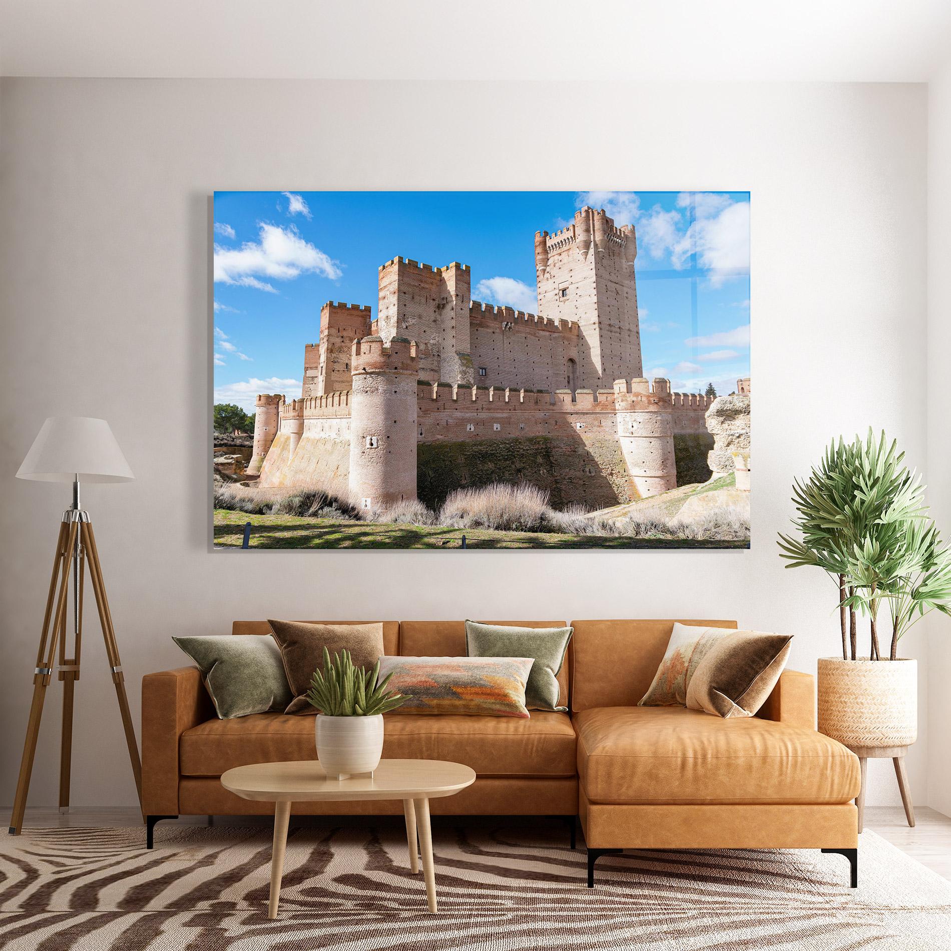 Obraz na Szkle Castle La Mota mockup 7