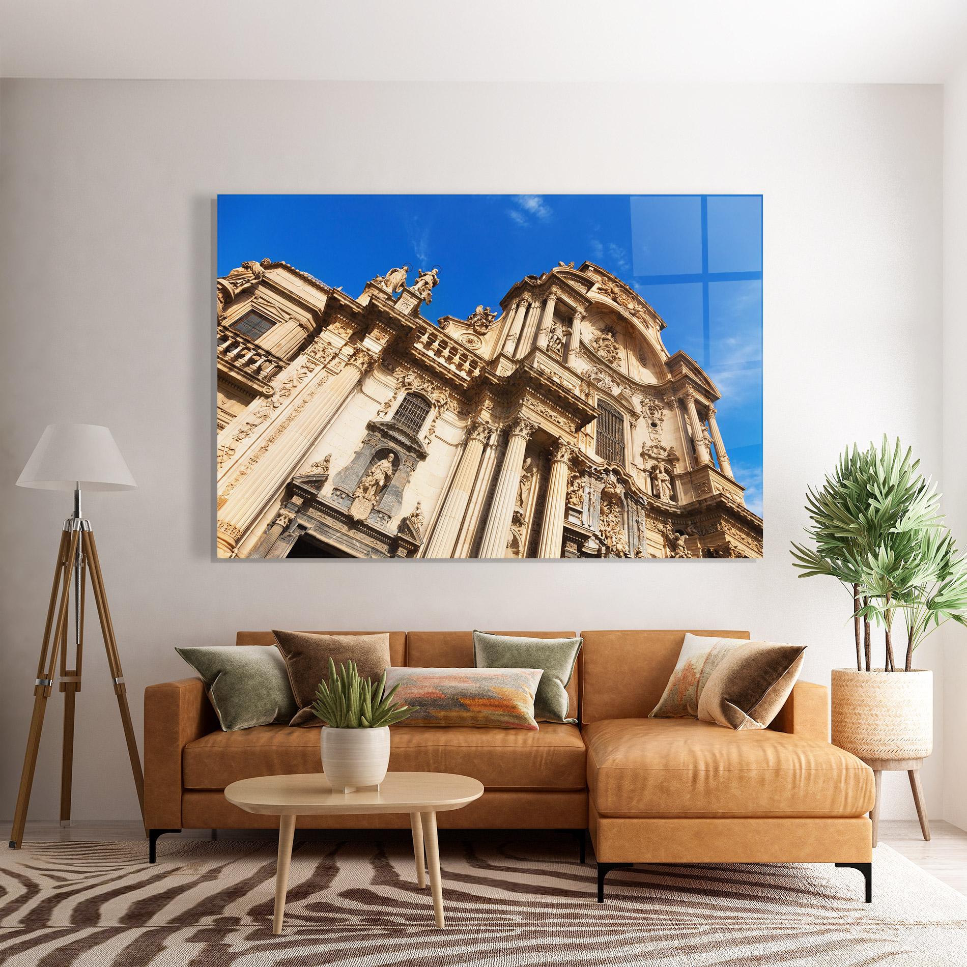 Obraz na Szkle Church Saint Mary mockup 7