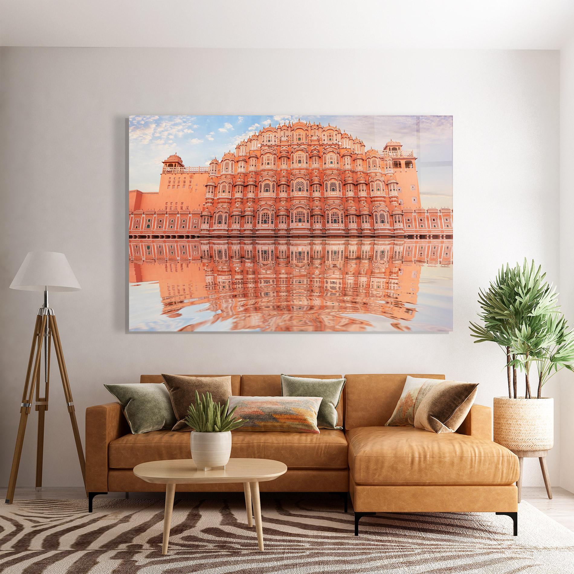 Obraz na Szkle Hawa Mahal India mockup 7