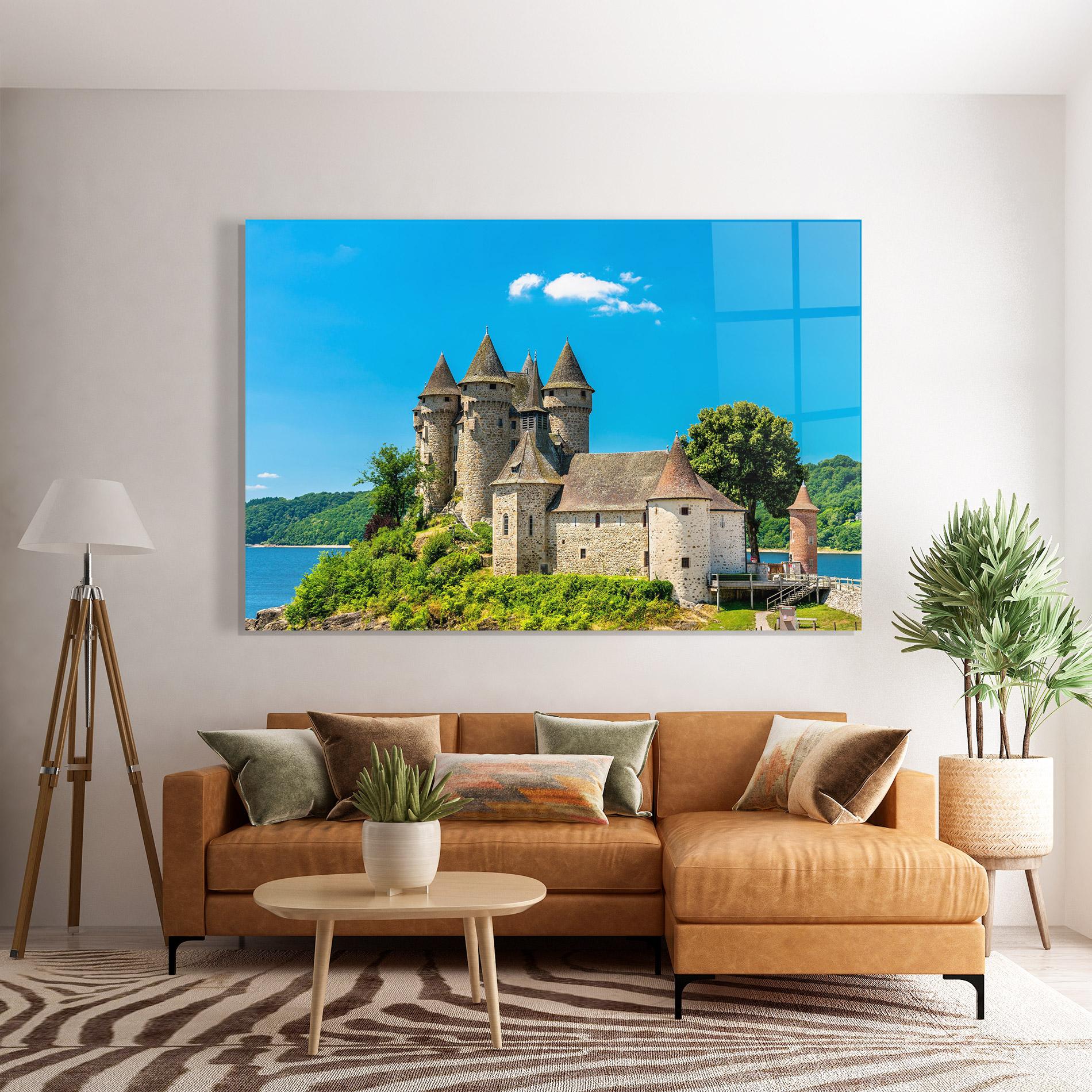 Obraz na Szkle Medieval Castle France mockup 7