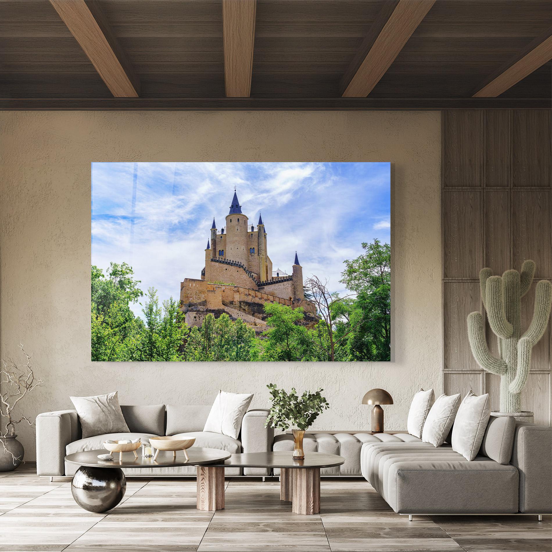 Obraz na Szkle Castle Alcazar mockup 8