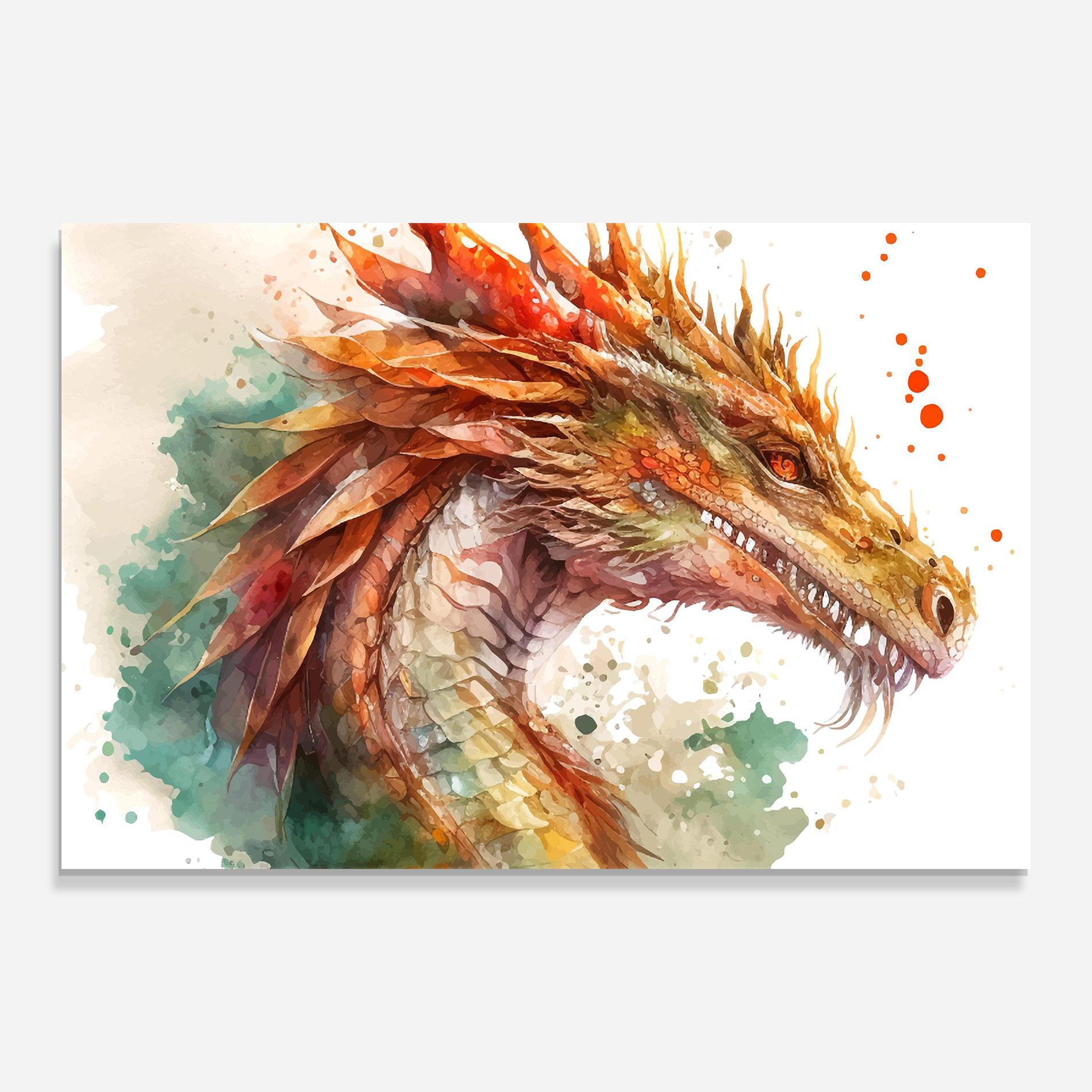 Obraz na Szkle Earth Dragon mockup 0