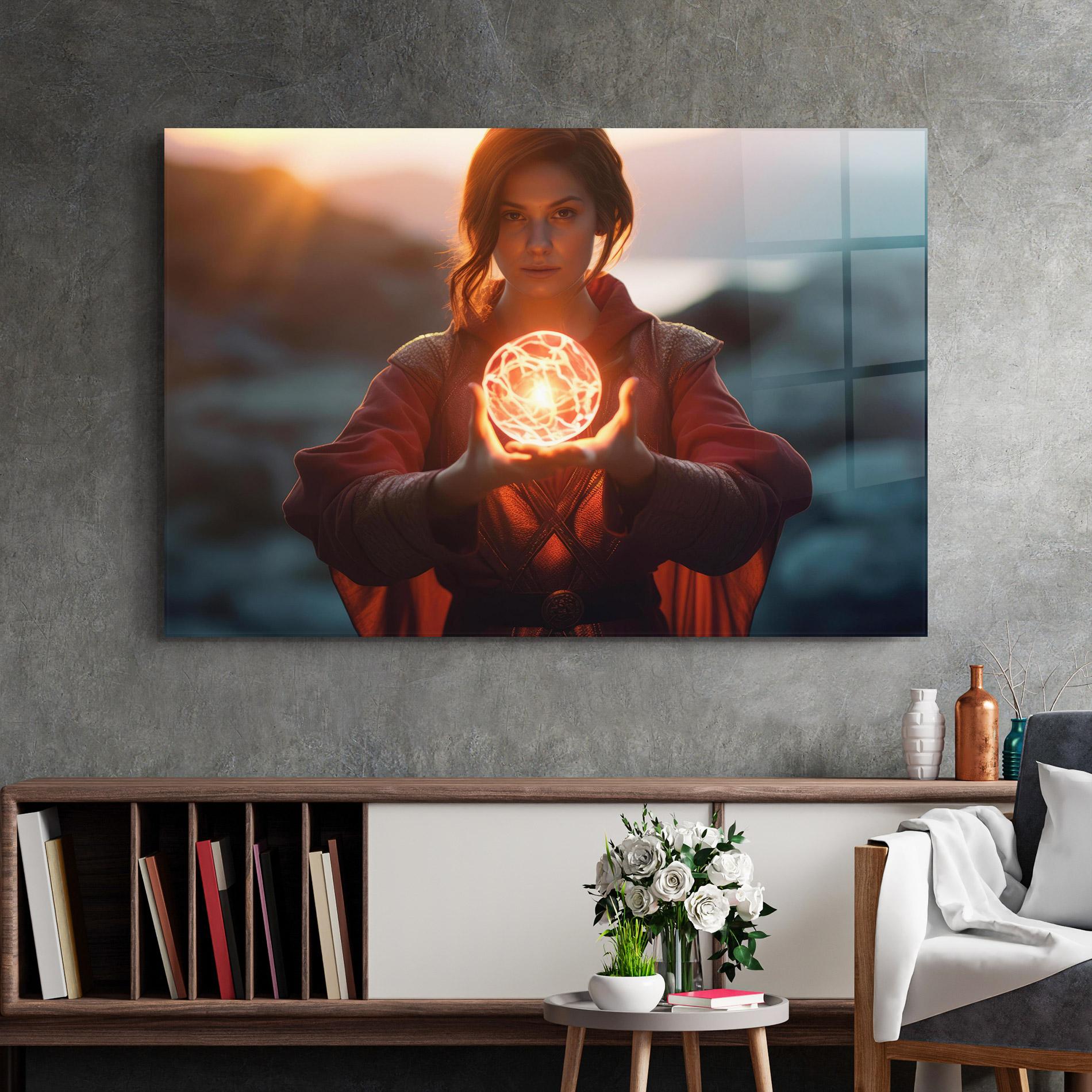 Obraz na Szkle Witch Ball mockup 2